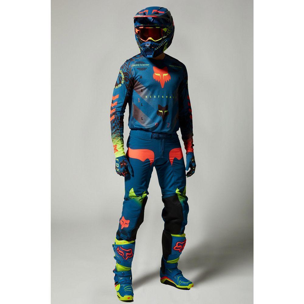 Polera Moto Flexair Mawlr Azul Fox Racing - Rideshop