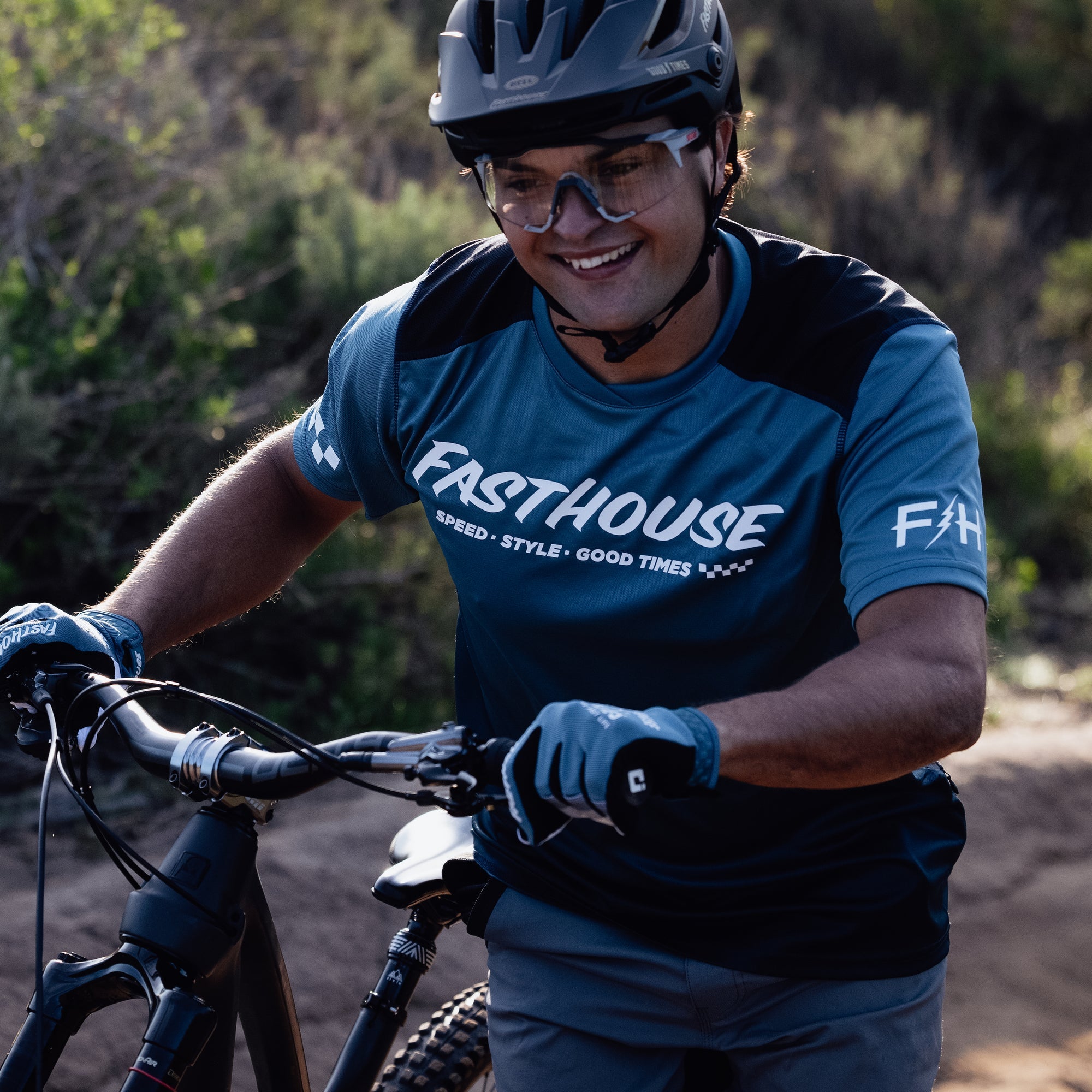 FastHouse Jersey Slade Youth Azul - Rideshop
