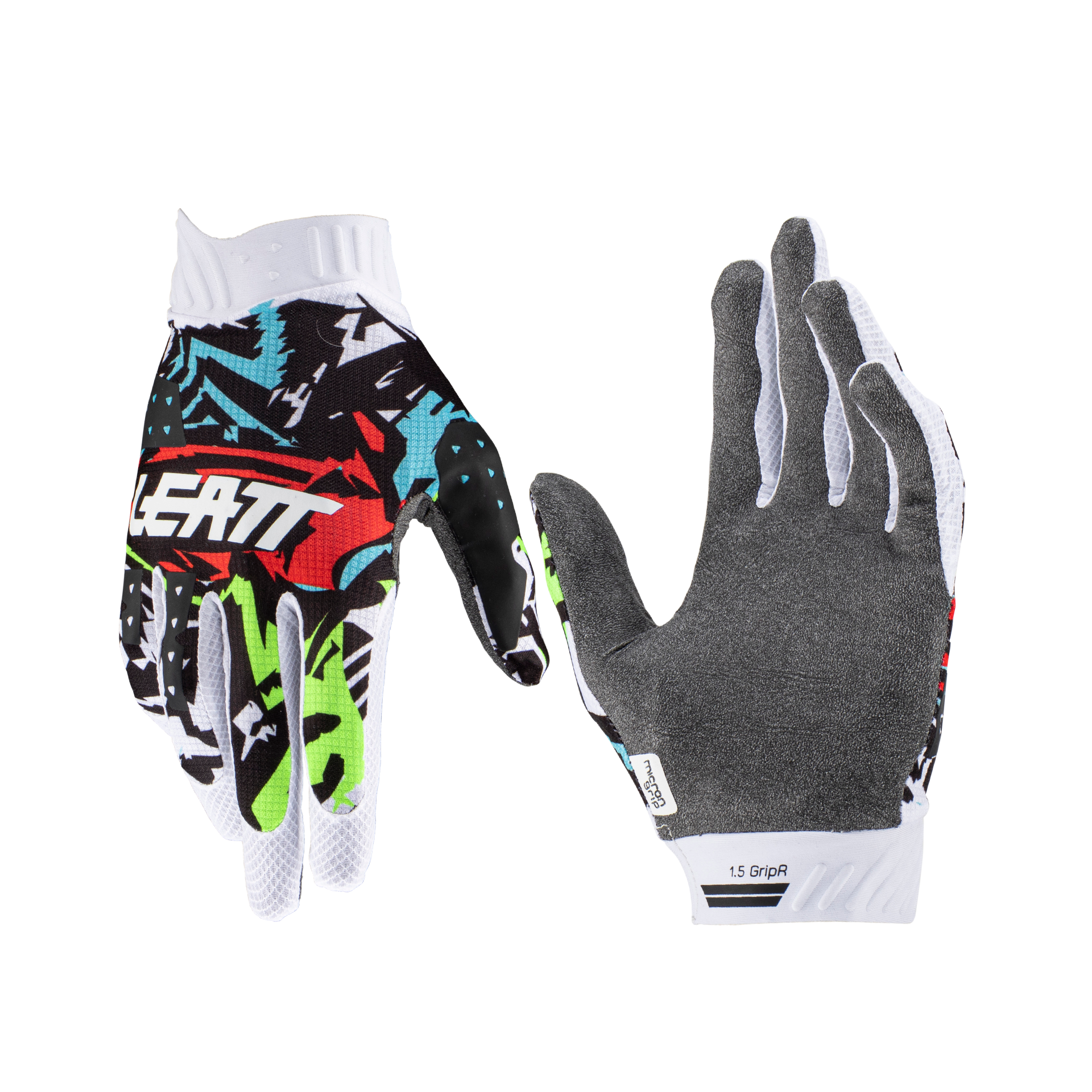 Leatt Guante de Moto 1.5 GripR Zebra - Rideshop