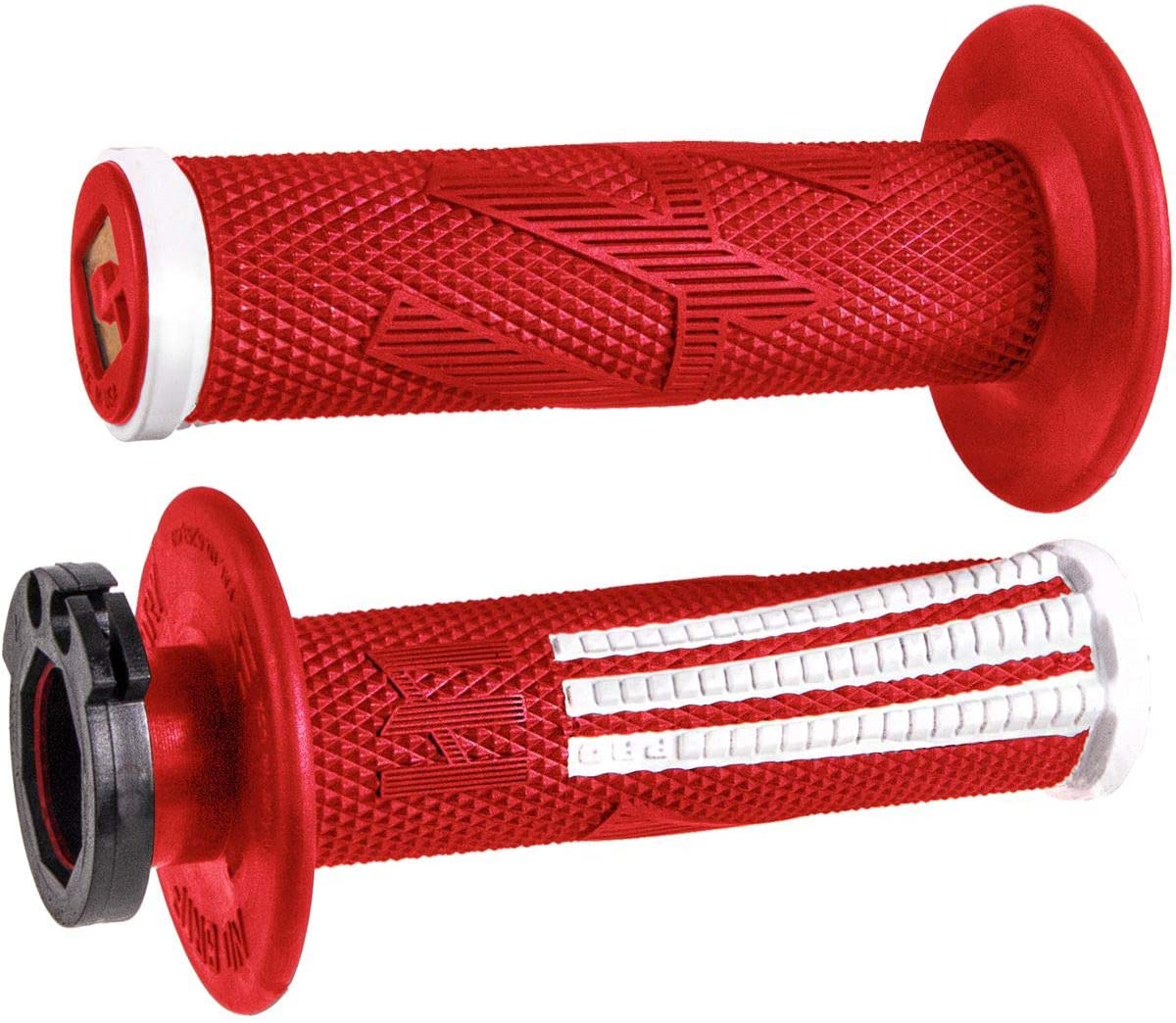Puños Emig Pro V2 Rojo/Blanco Odi Grips - Rideshop
