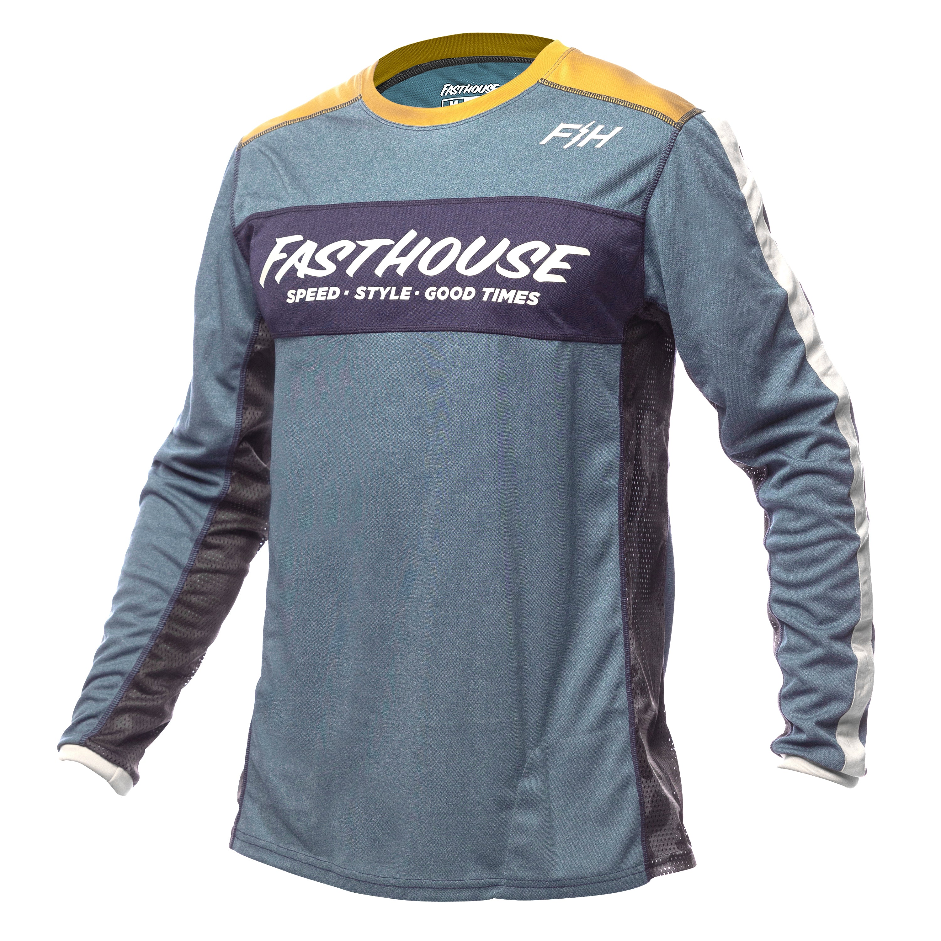 FastHouse Jersey Classic Acadia LS Heather Indigo - Rideshop