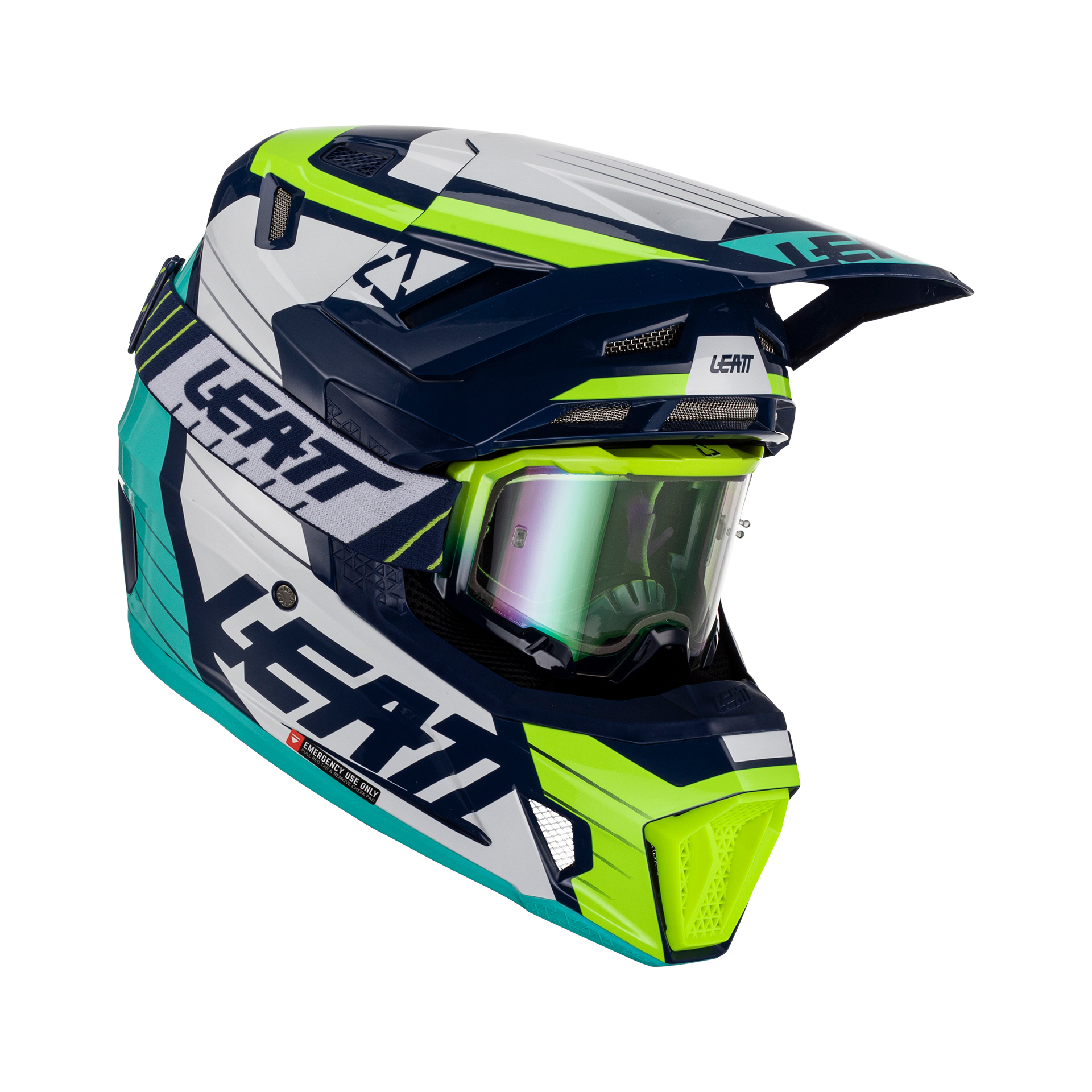 Leatt Kit Casco Moto 7.5 V23 Blue - Rideshop