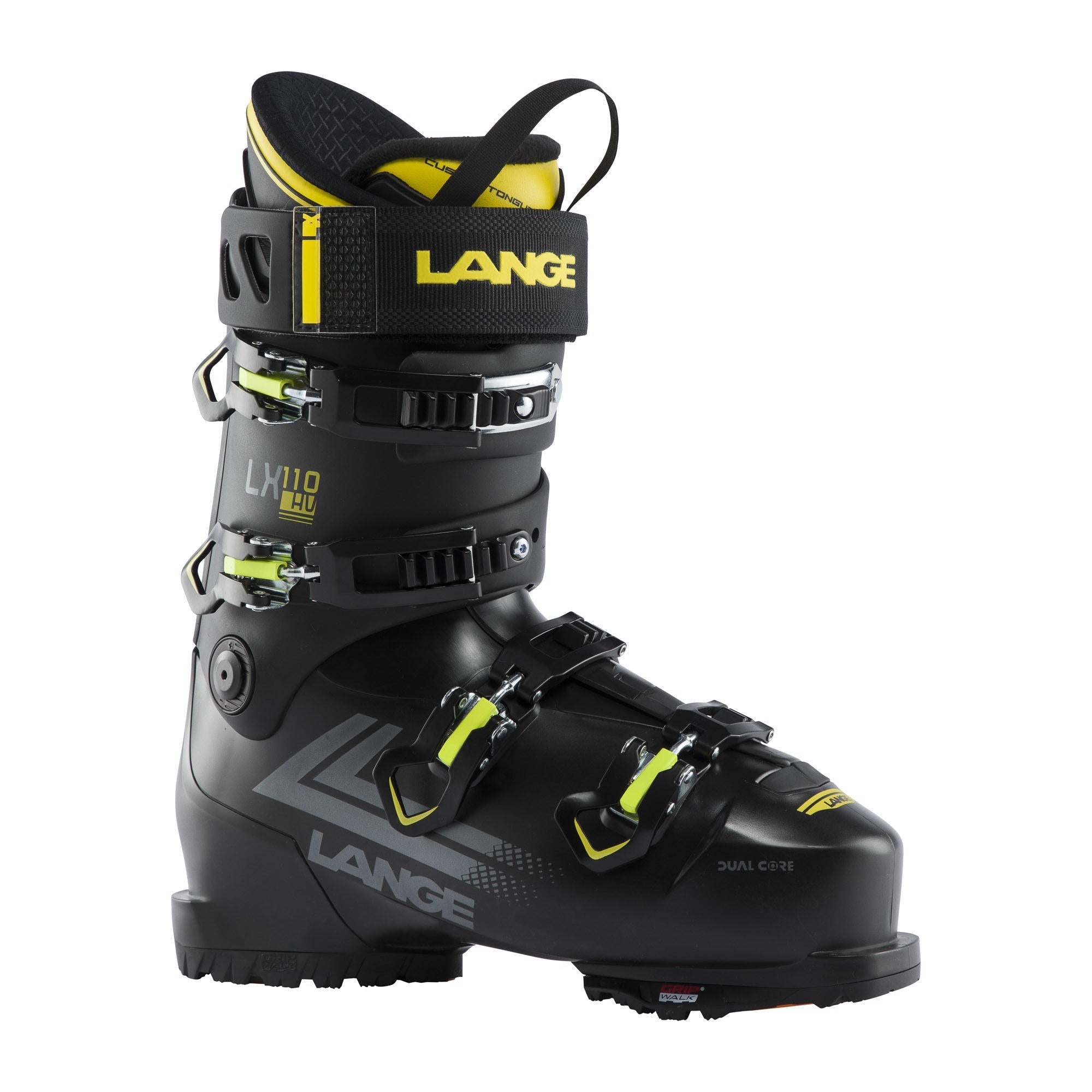 Lange Botas Ski LX 110 HV GW (Black Yellow) - Rideshop