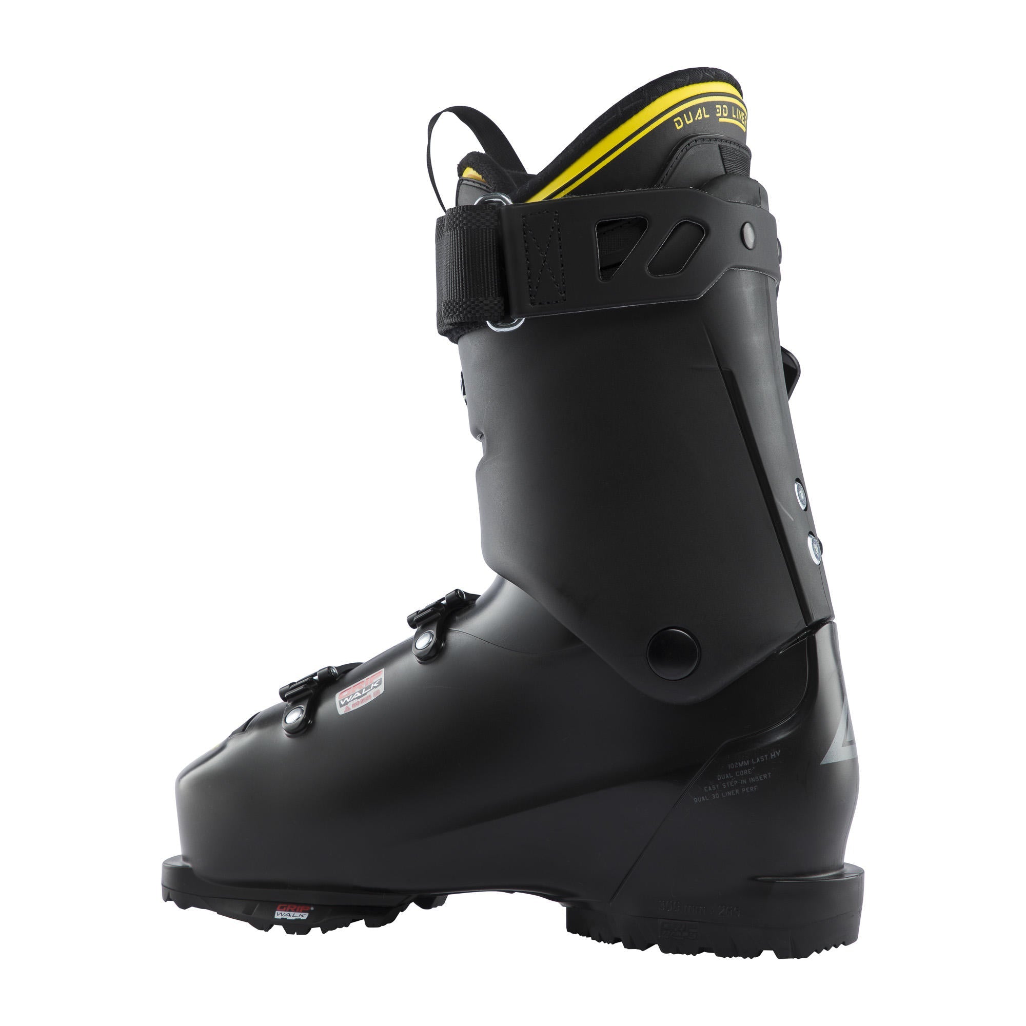Lange Botas Ski LX 110 HV GW (Black Yellow) - Rideshop