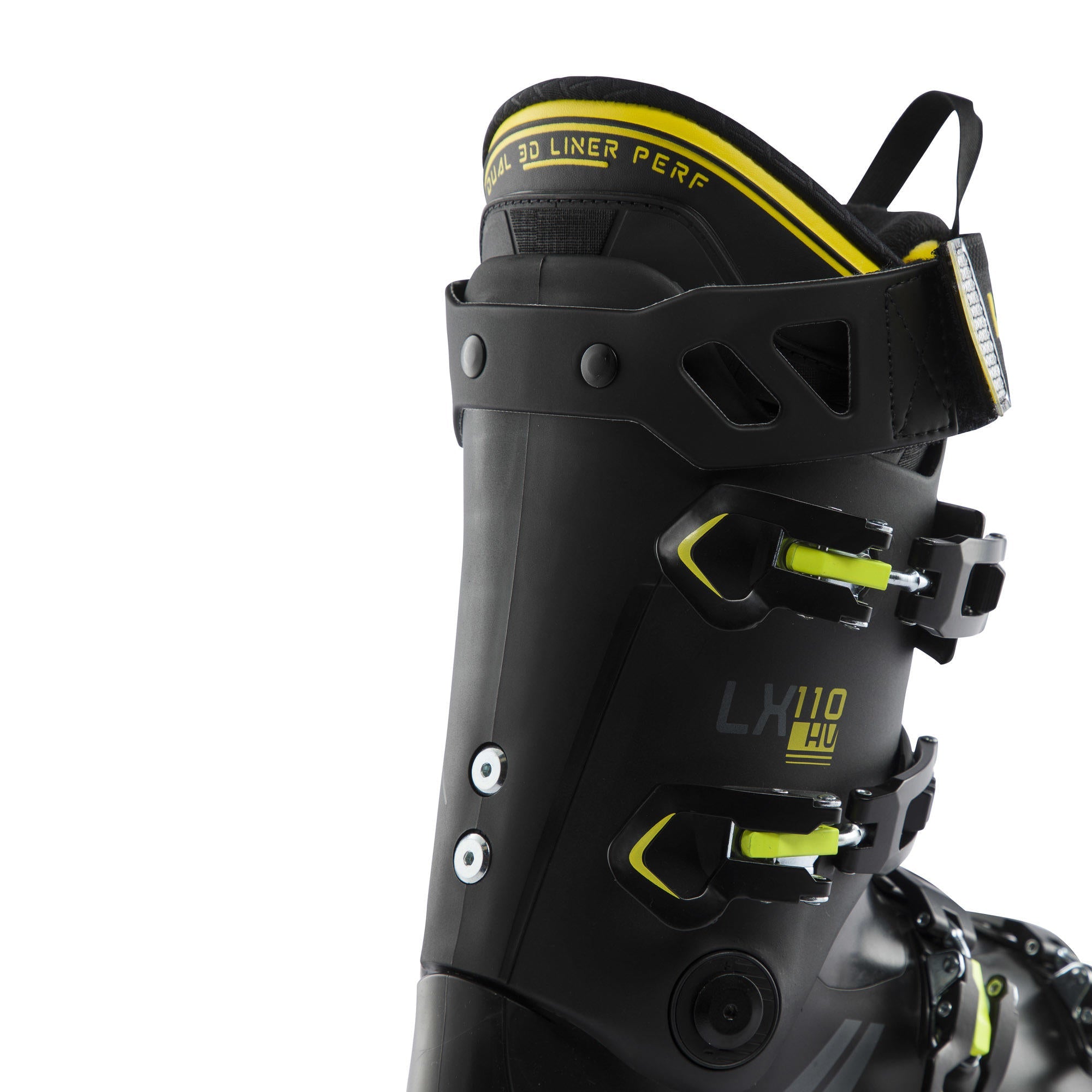 Lange Botas Ski LX 110 HV GW (Black Yellow) - Rideshop