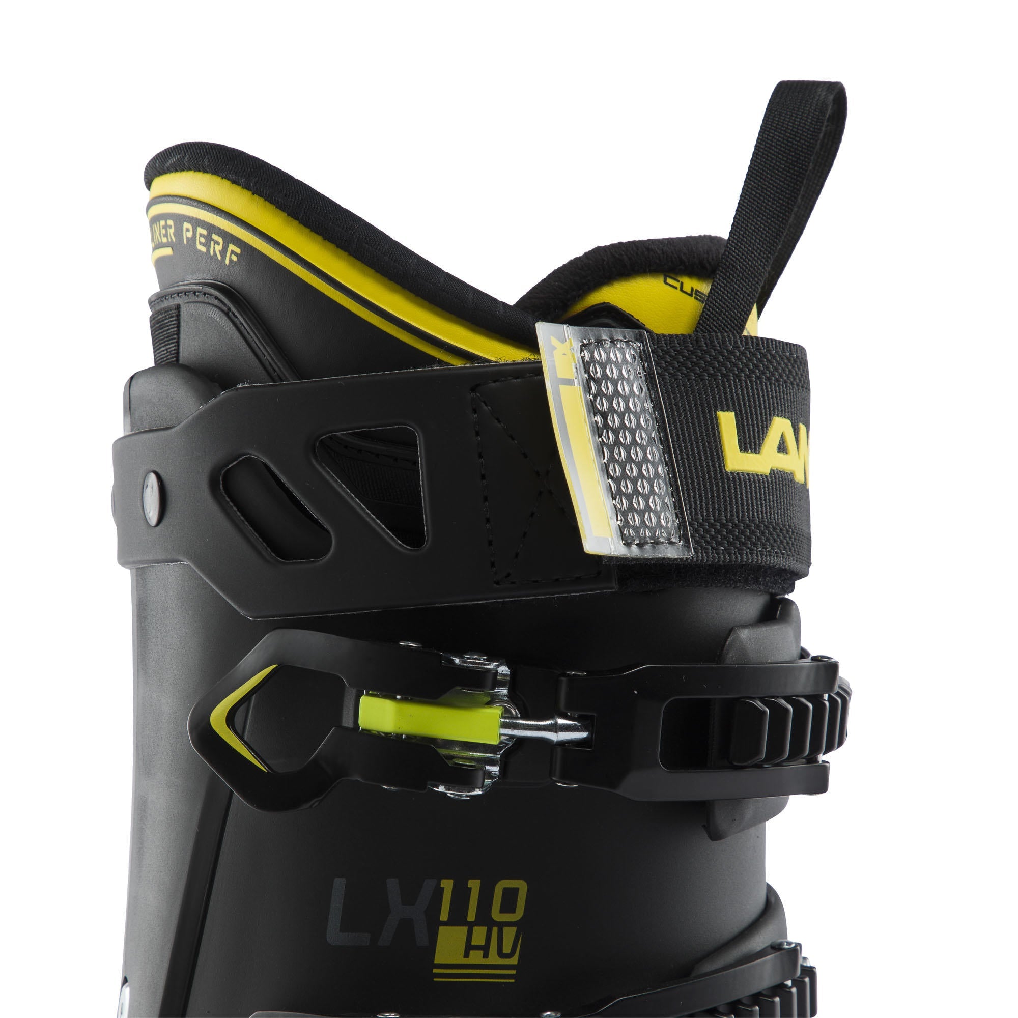 Lange Botas Ski LX 110 HV GW (Black Yellow) - Rideshop