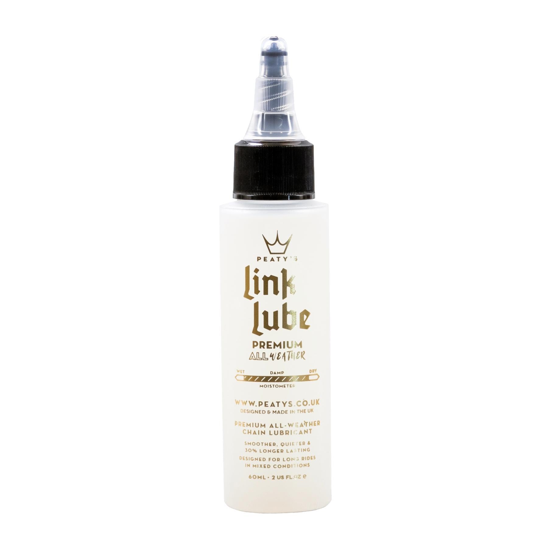Lubricante Cadena Bicicleta All Weather Premium 60 ml Blanco Peaty´s - Rideshop