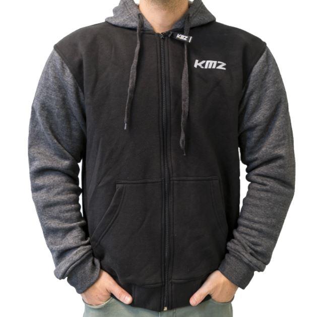 Polerón Moto Dubai Negro/Gris KMZ - Rideshop