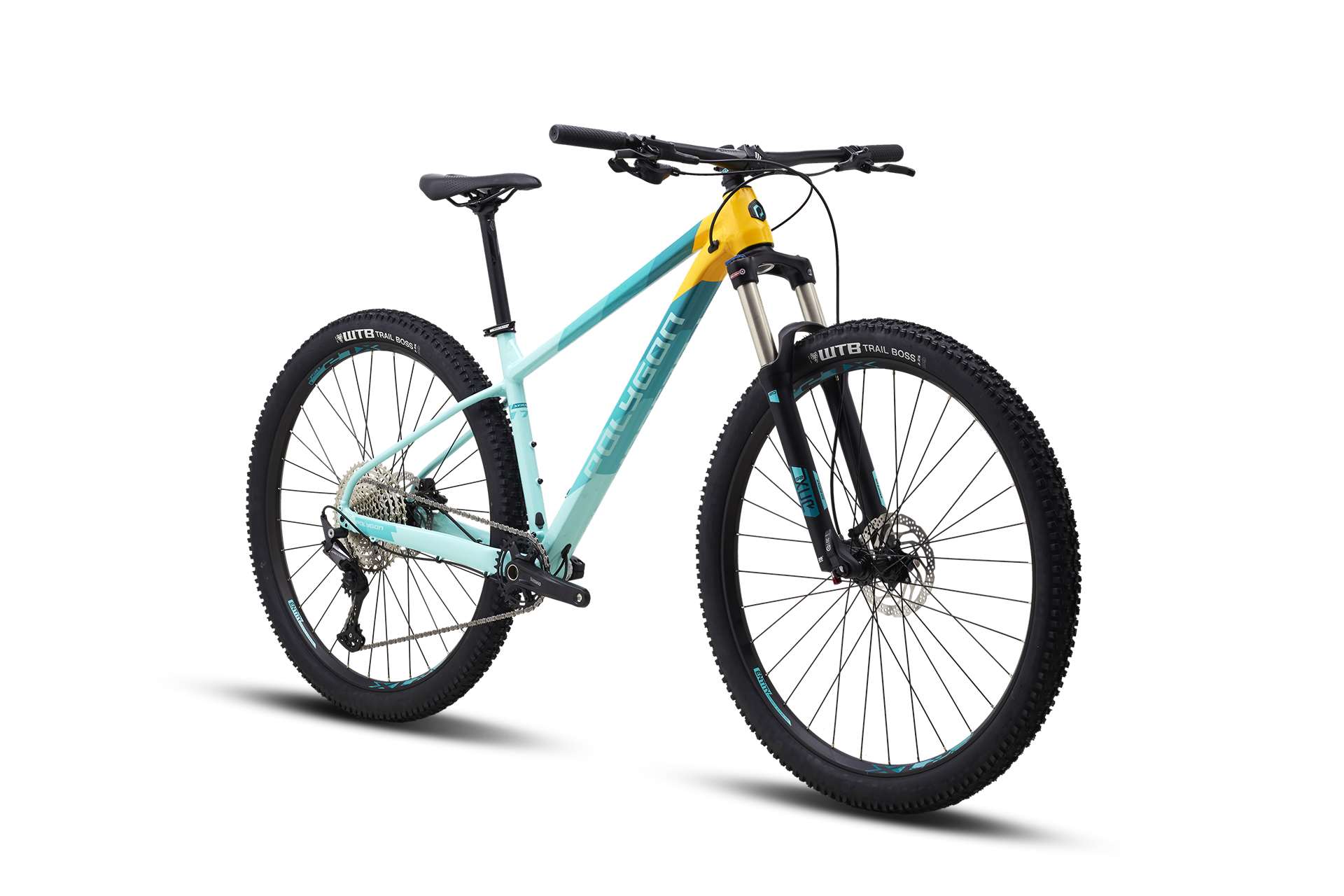 Polygon Bicicleta Xtrada 7 Yellow Ligh Blue - Rideshop
