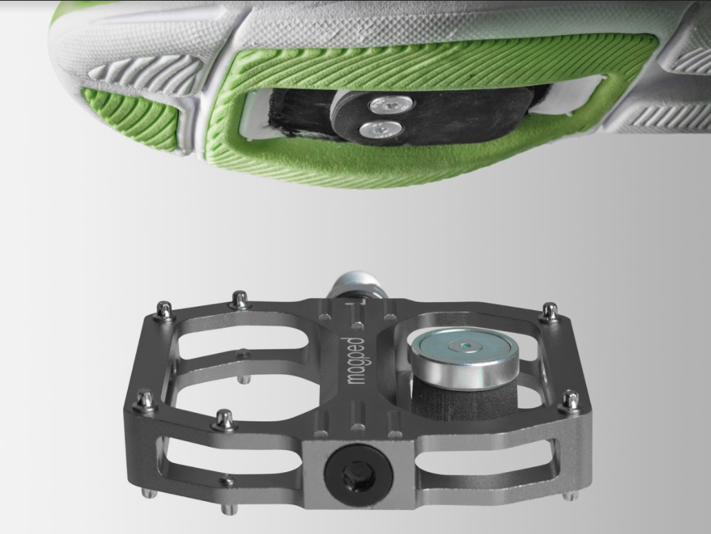 Pedales Sport 2 Verdes Magped - Rideshop