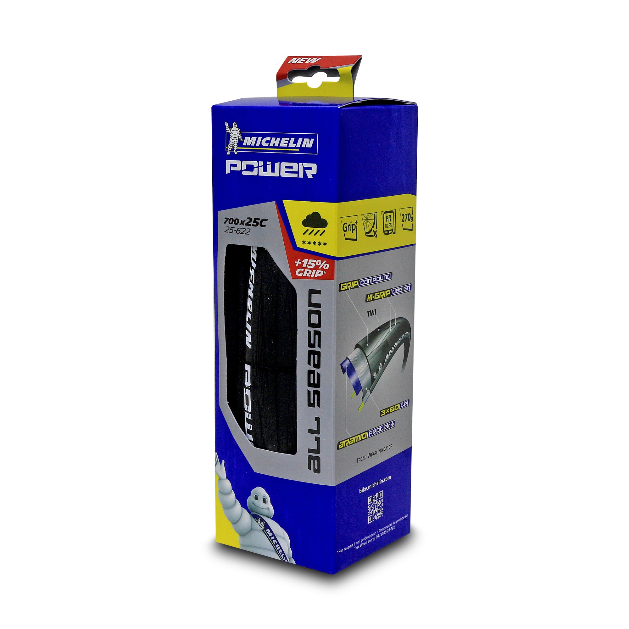 Neumatico 700x25c Power All Se End Black Michelin - Rideshop