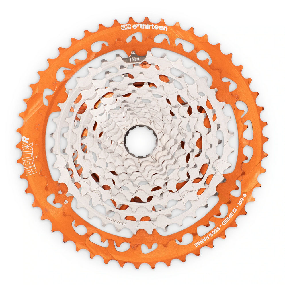 E.Thirteen Piñon E.13 Helix Race 12V 9-50 Naranja - Rideshop