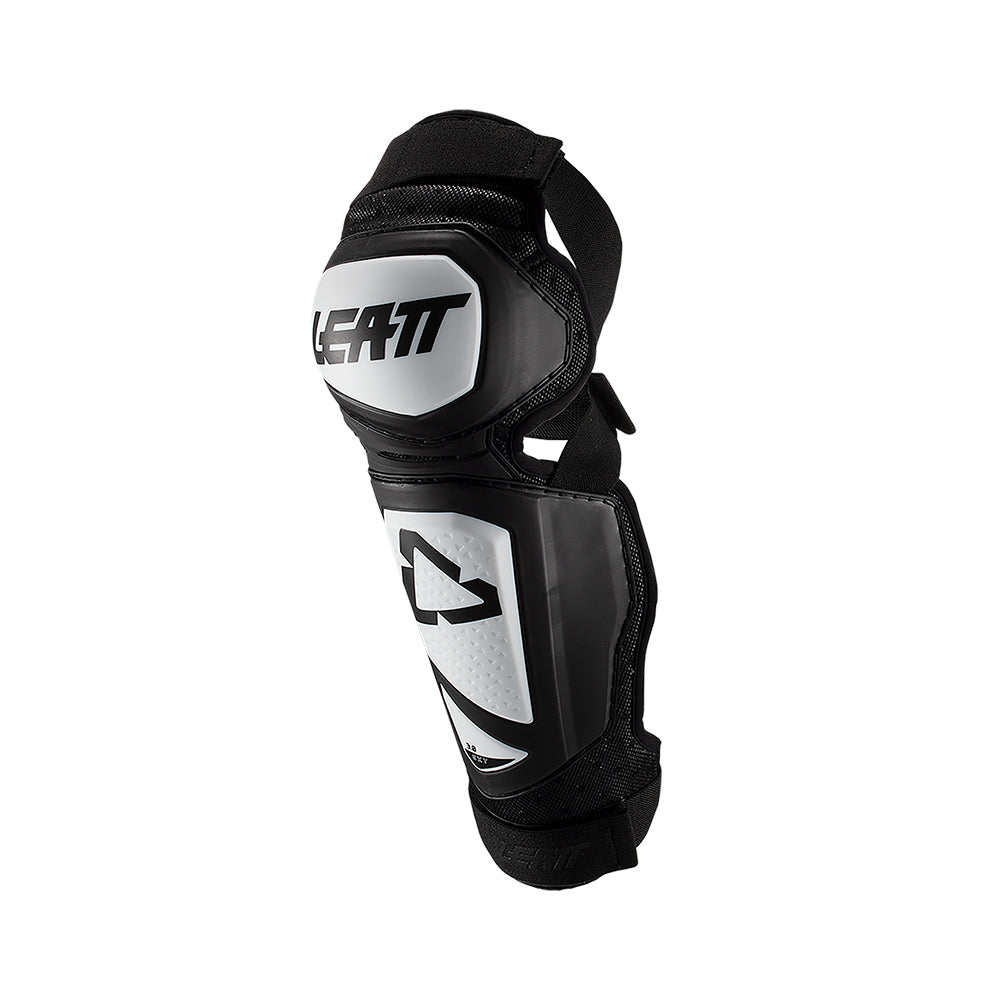 Leatt Rodillera canillera 3.0 EXT Blanco/Negro - Rideshop