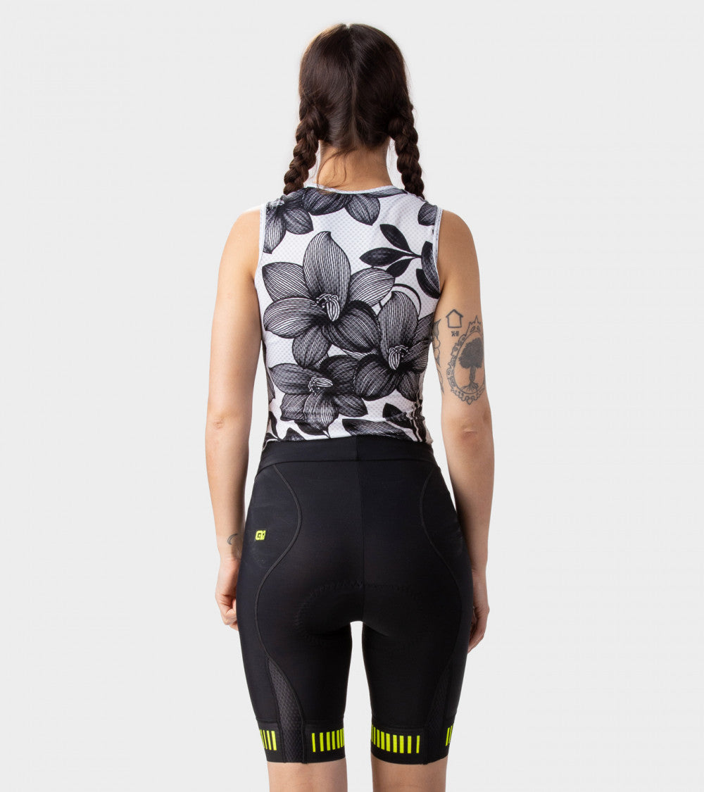 Ale Shorts Pr-R Strada Neg/Ama Fluor Mujer - Rideshop