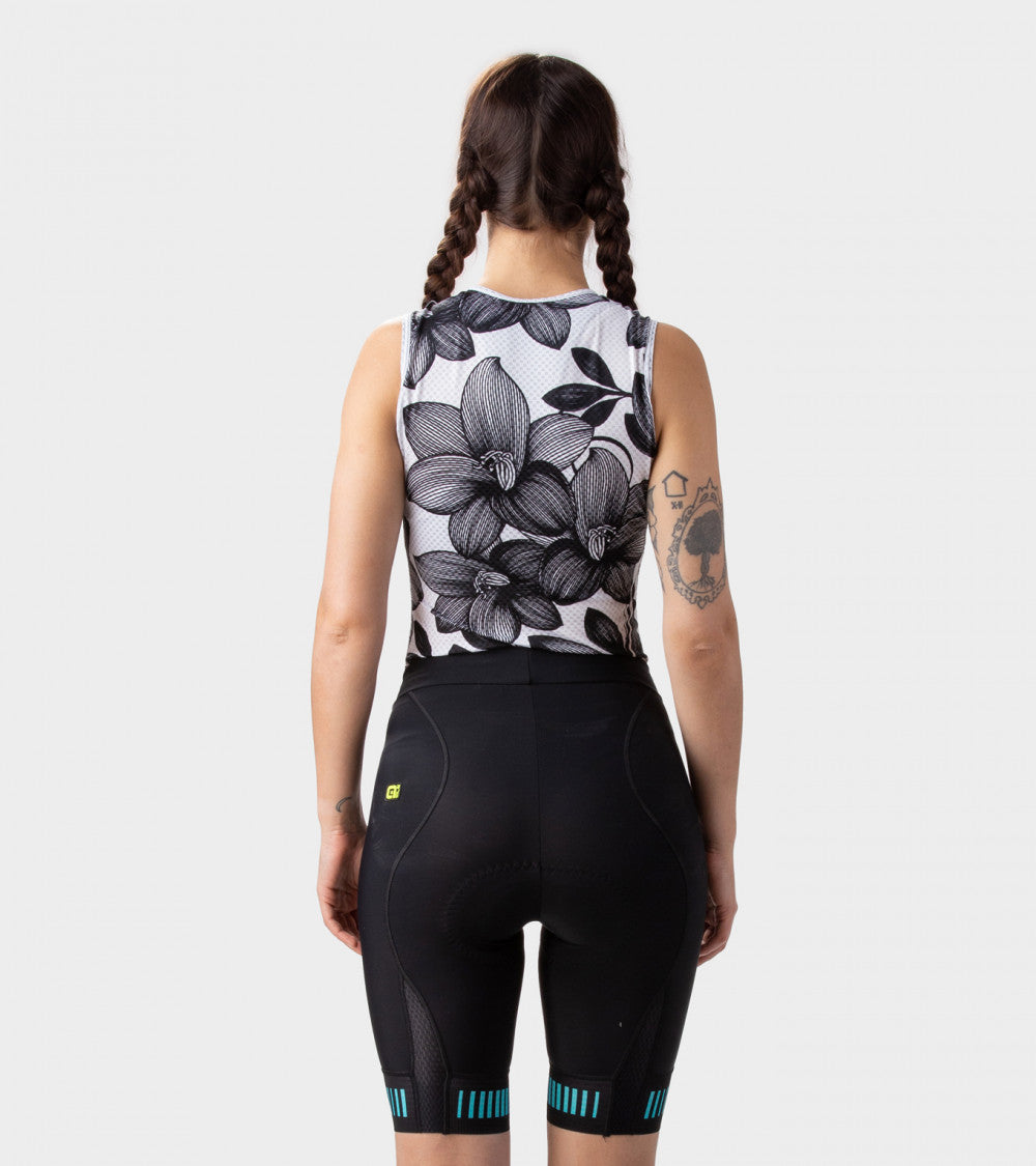 Ale Shorts Pr-R Strada Neg/Turquesa Mujer - Rideshop