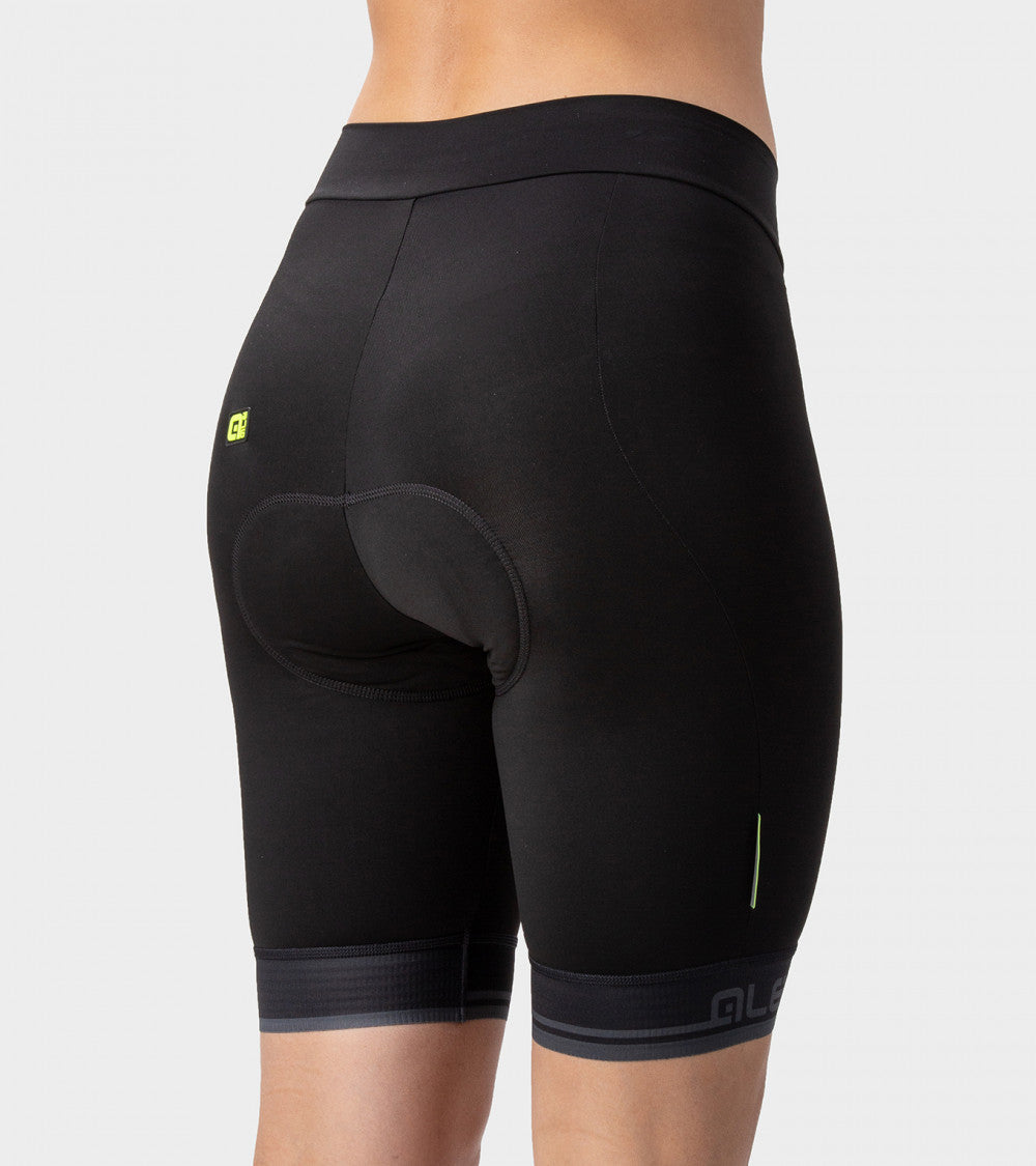 Ale Shorts Solid Classico Ll Neg/Gris Mujer - Rideshop