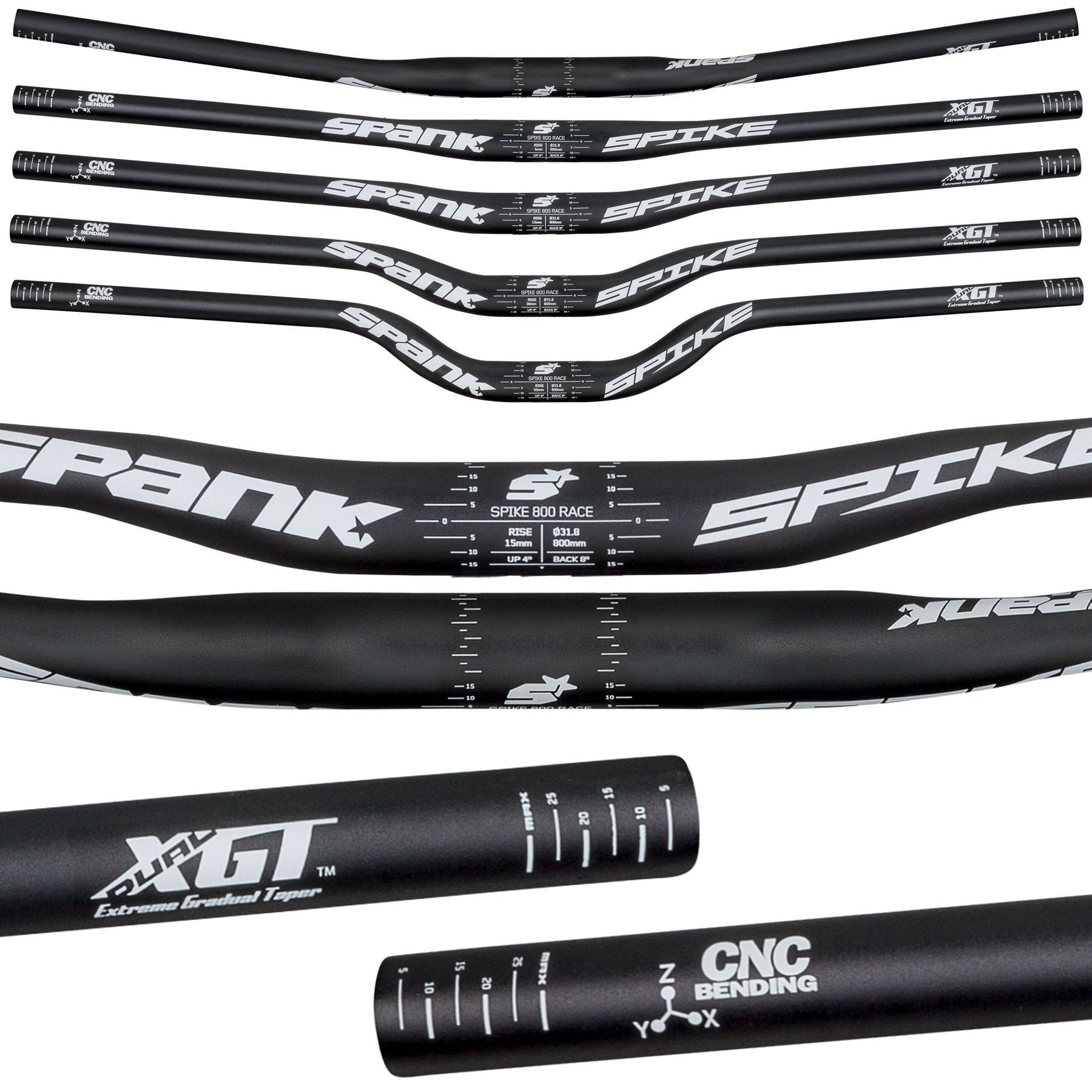Spank Manillar SPIKE 800 Race, 50R Negro - Rideshop