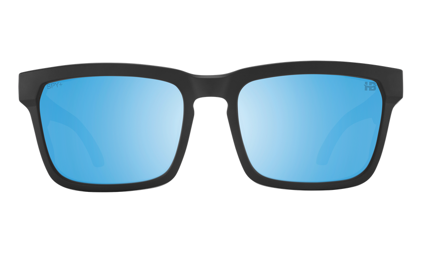 SPY+ Anteojos Helm Tech Matte Black Happy Boost Bronze Polar Ice Blue Spectra Mirror - Rideshop