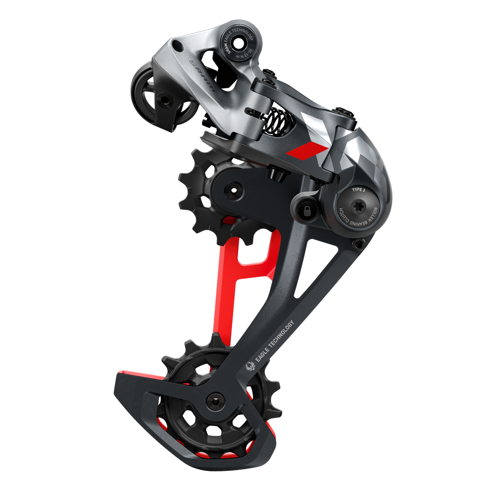 Sram Cambio X01 Eagle Red 12v Rear - Main Image