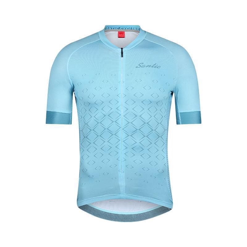 Tricota Ciclismo Celeste Hombre Santic - Rideshop