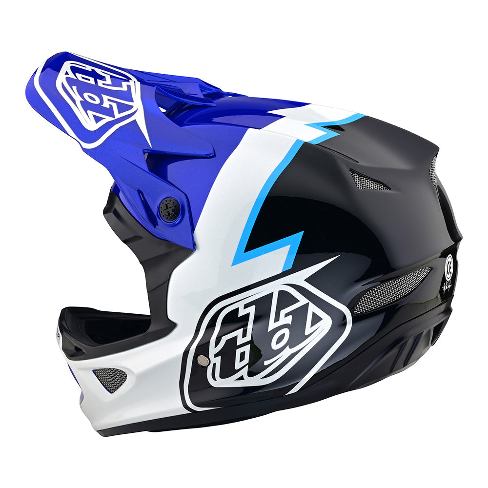 Troy Lee Designs Casco D3 Fiberlite Volt Azul - Rideshop