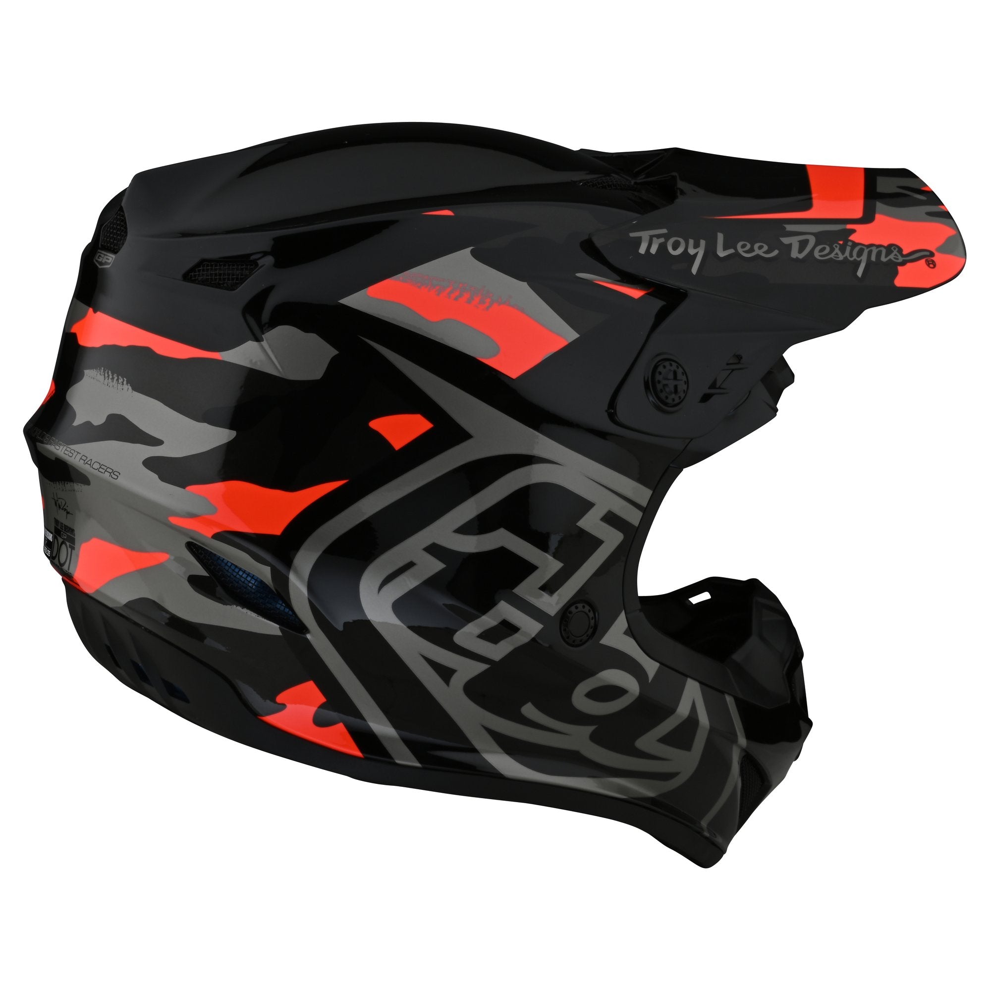 Casco de Moto Gp Camo Negro Troy Lee Designs - Rideshop