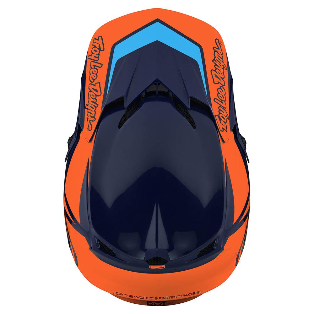 Casco de Moto Gp Azul/Naranjo Troy Lee Designs - Rideshop