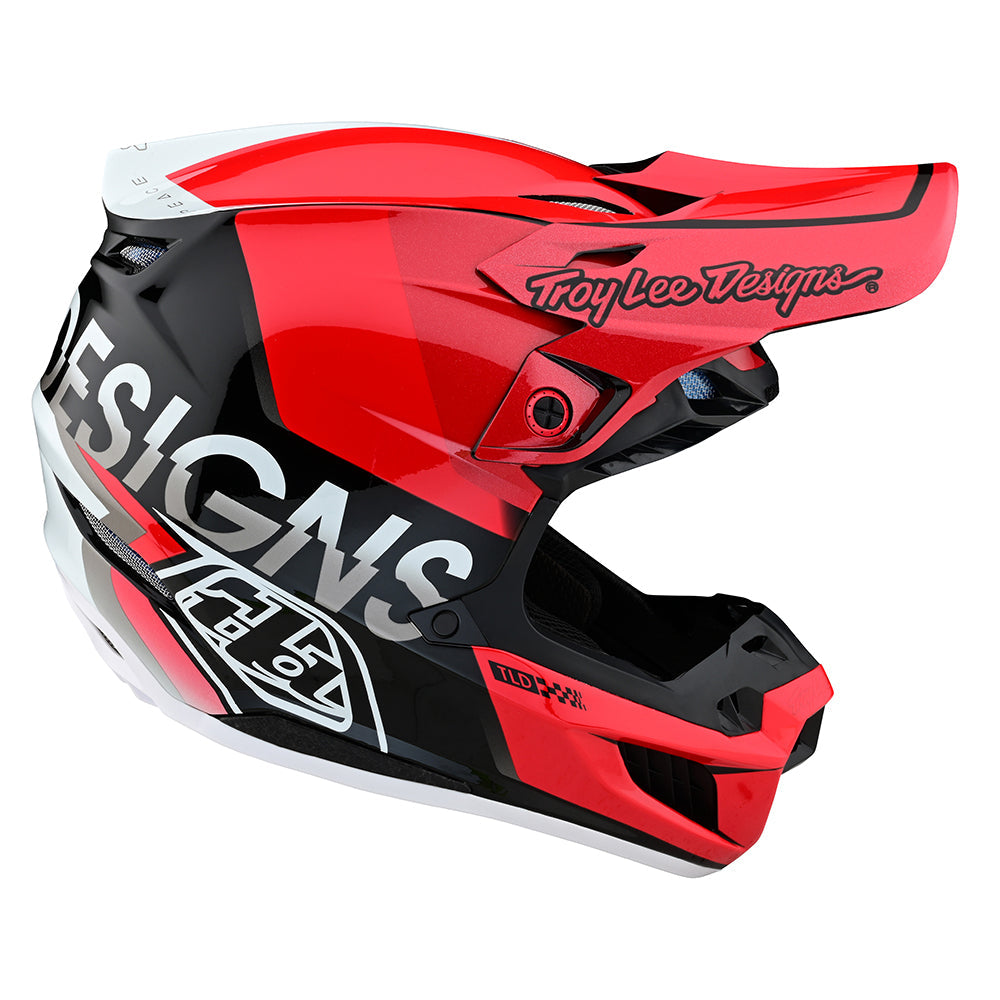 Troy Lee Designs Casco de Moto SE5 Composie Qualifier Rojo / Negro - Rideshop