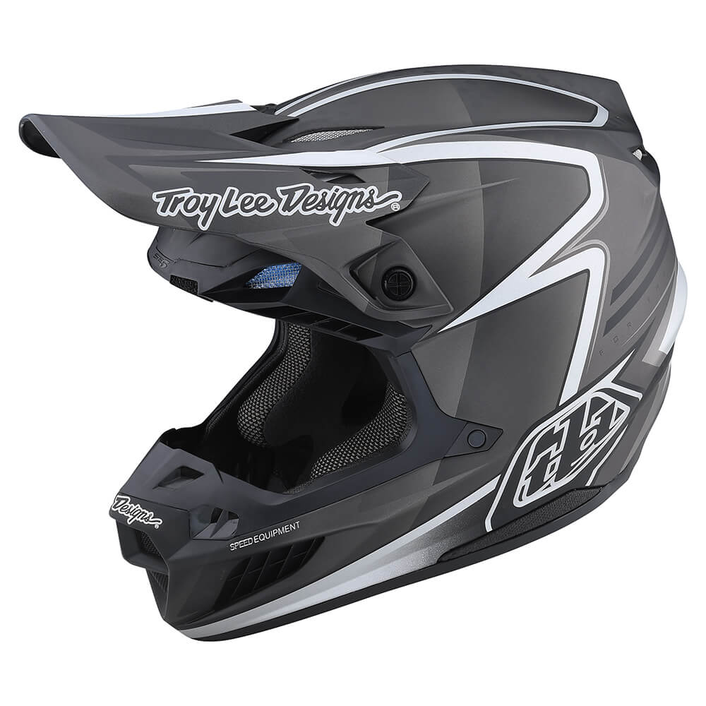 Troy Lee Designs Casco de Moto Se5 Carbon Mips Lines Negro - Rideshop