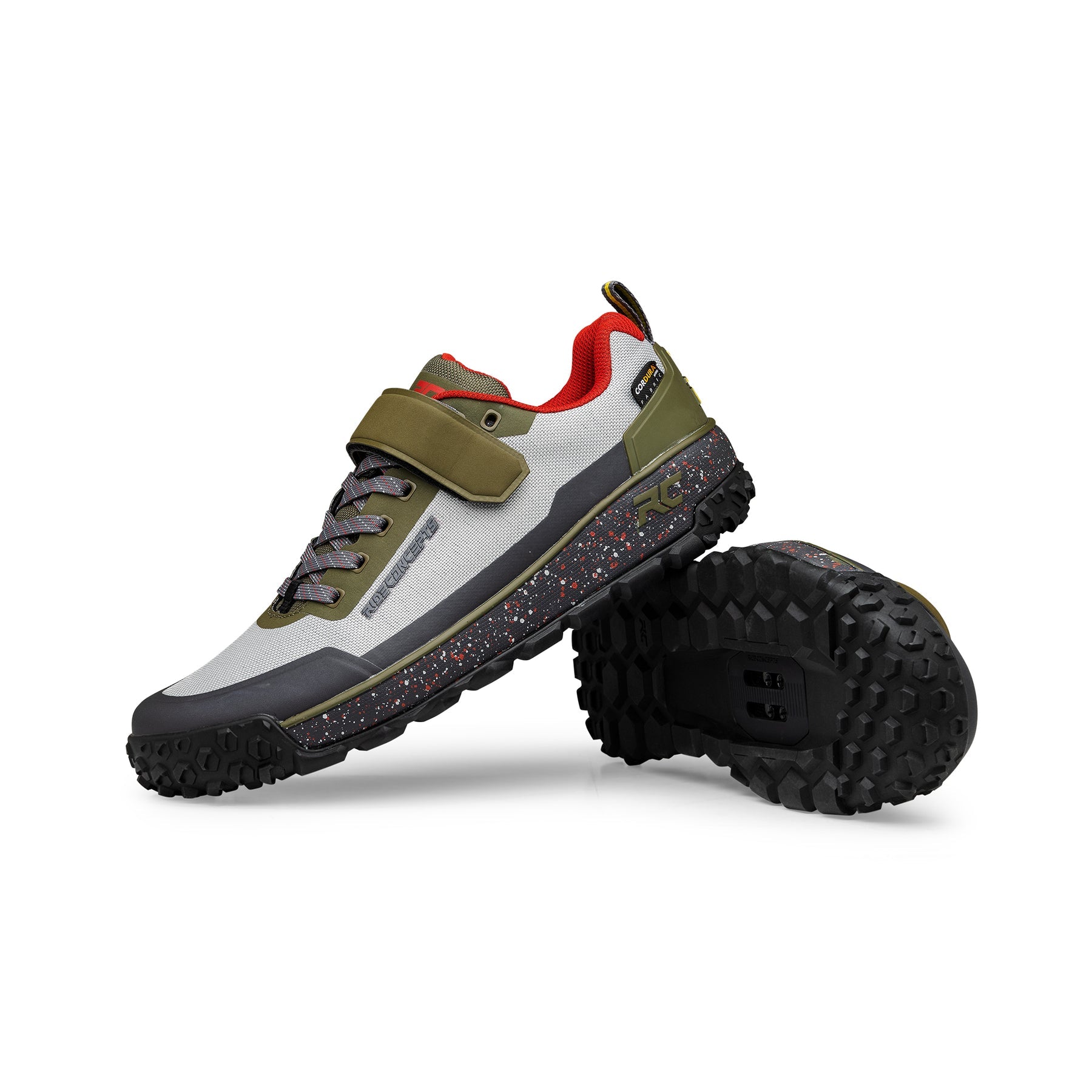 Ride Concepts Zapatillas Tallac Clip Grey/Olive - Rideshop