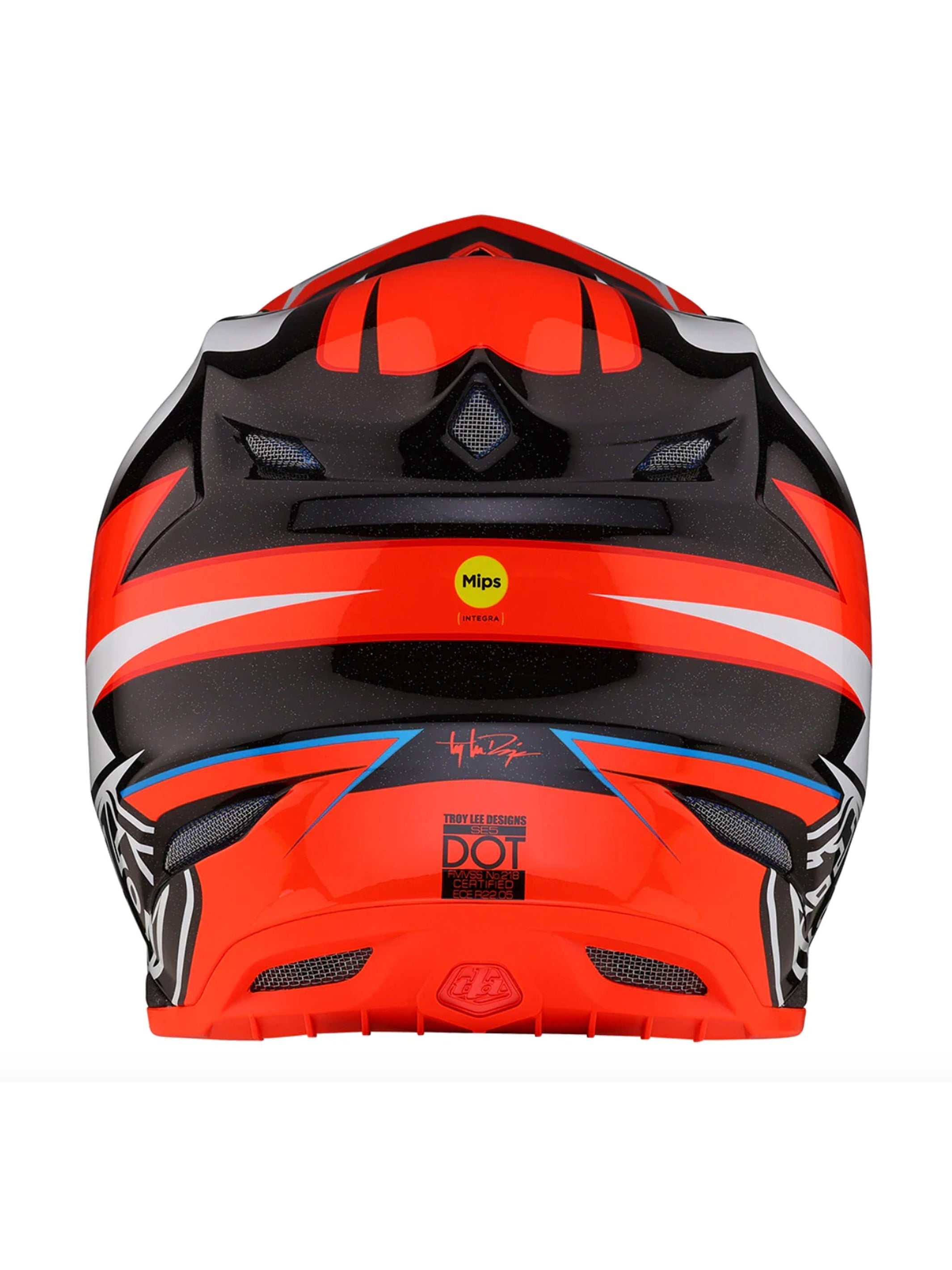 Troy Lee Designs Casco de Moto SE5 Composite Saber Neon Rojo - Rideshop