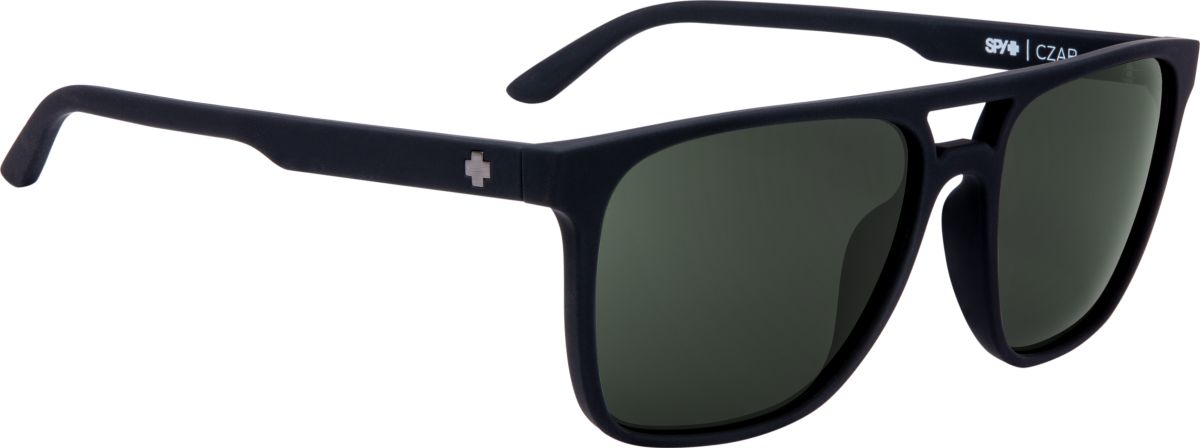 Anteojos Spy Sun Czar Soft Matte Black-Happy Gray Green SPY - Rideshop