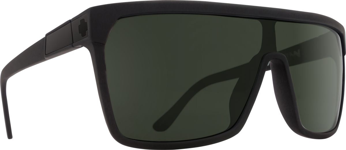 SPY SUN Flynn Soft Matte Black - HD Plus Gray Green - Rideshop