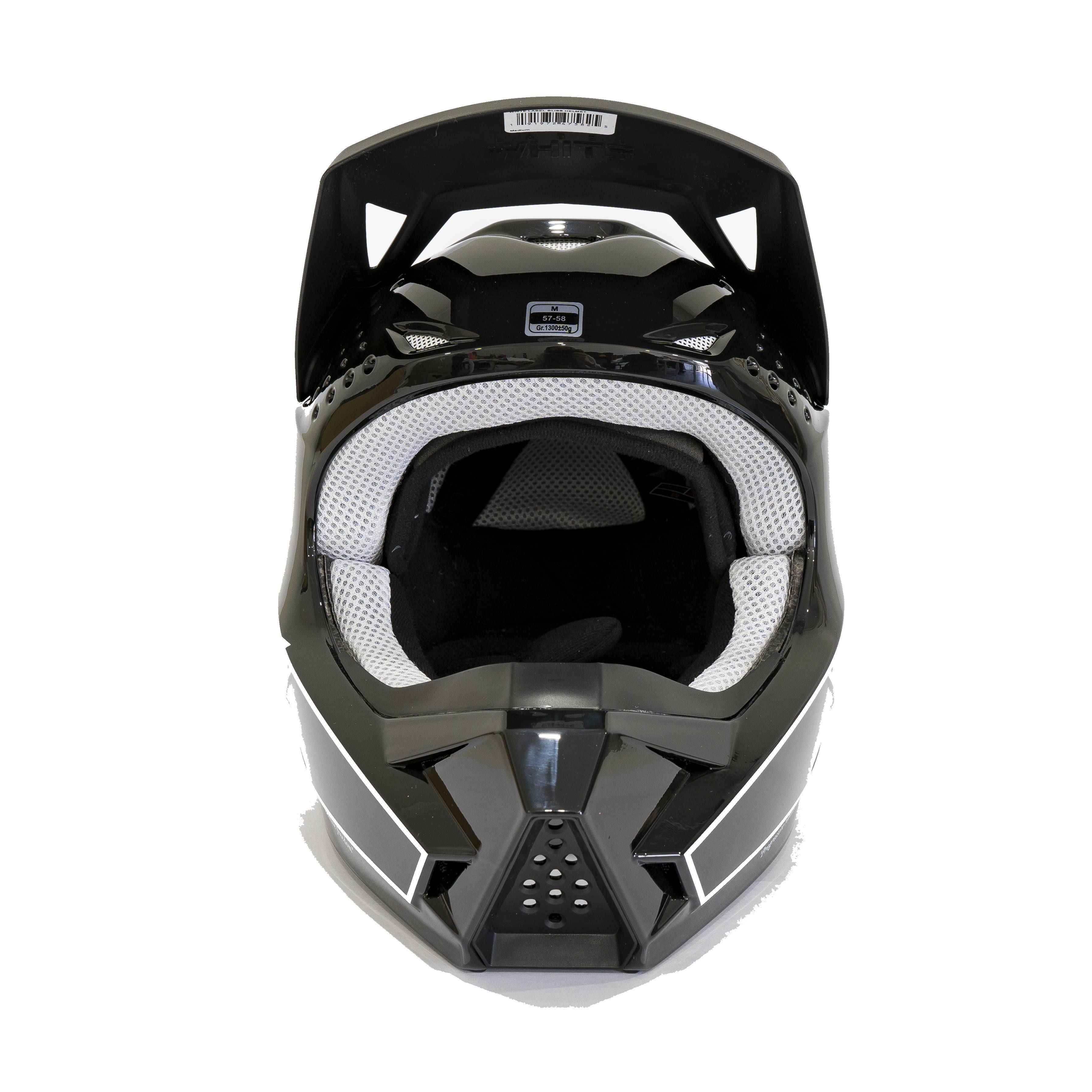 Casco Moto White Label Bliss Negro/Blanco Shift - Rideshop
