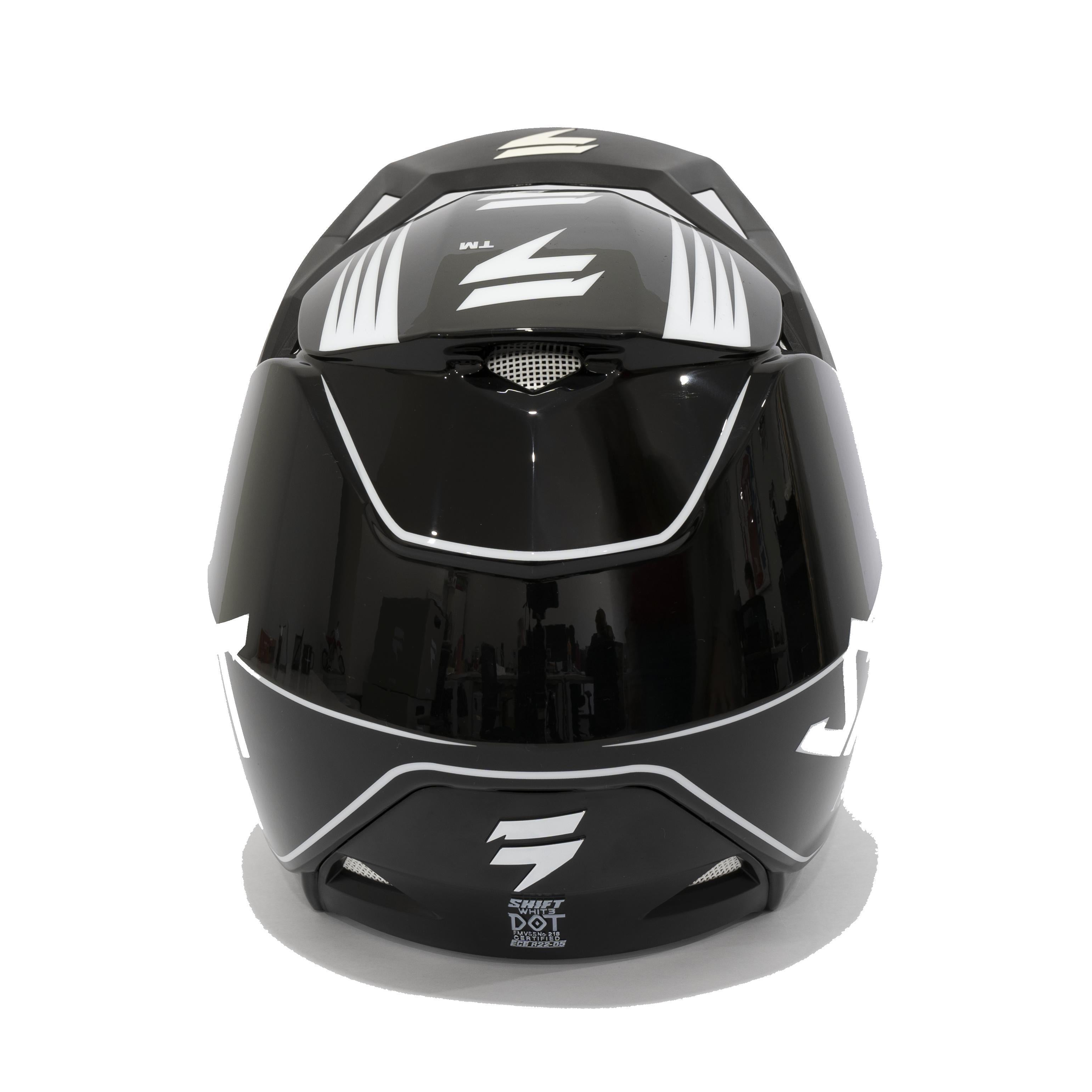 Casco Moto White Label Bliss Negro/Blanco Shift - Rideshop
