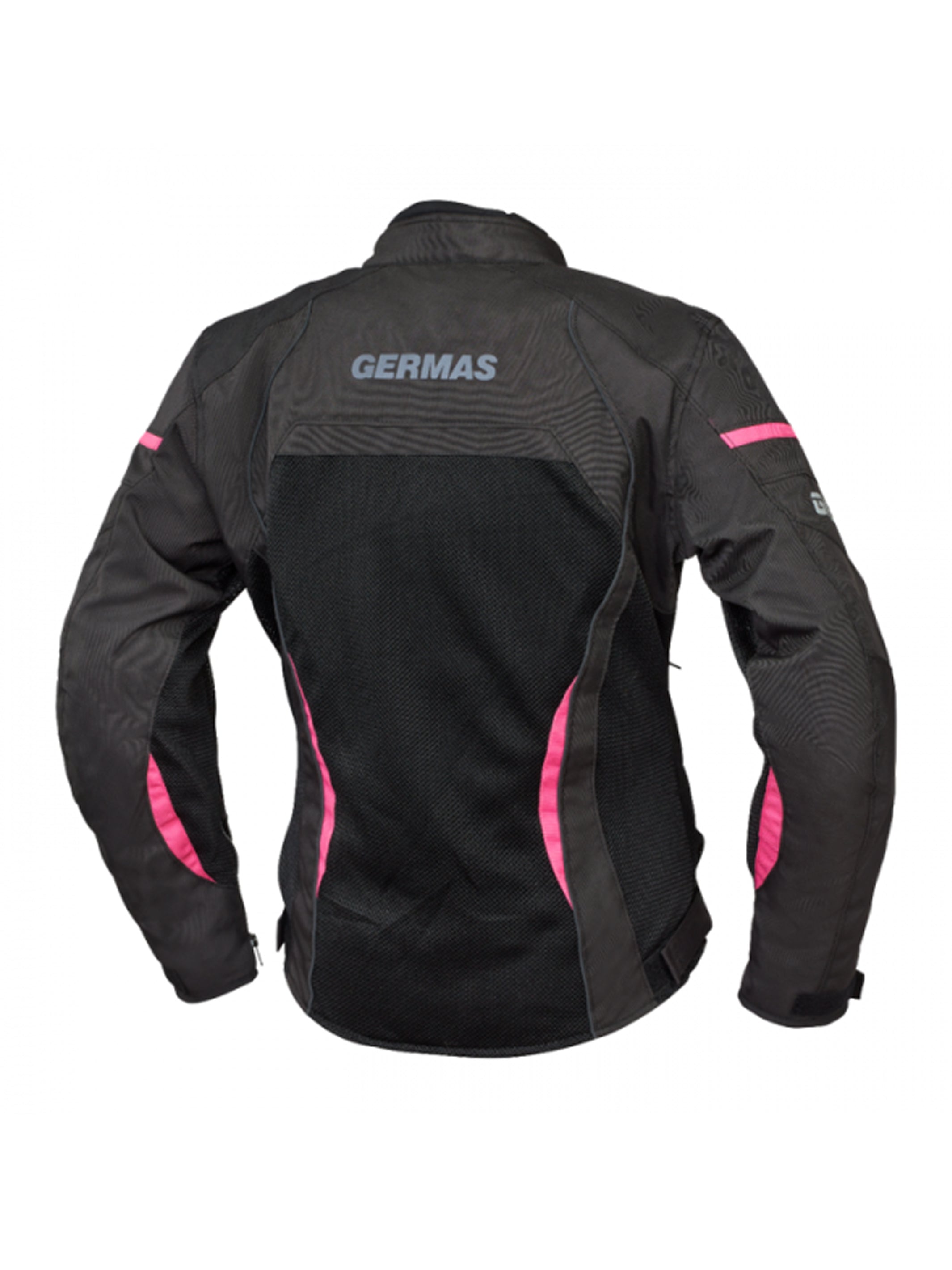 Chaqueta de moto GMS para mujer Tara mesh negro rosado - Rideshop