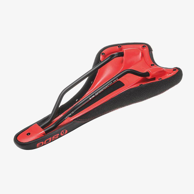 Asiento Radar Titaneo Rojo SDG Components-Rideshop