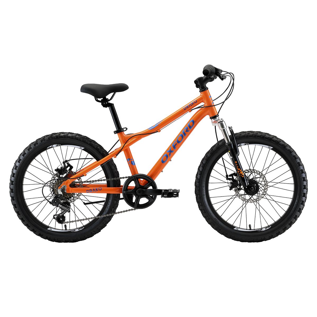 Oxford Bicicleta Infantil Drako Suspensión Aro 20 Naranja/Azul - Rideshop