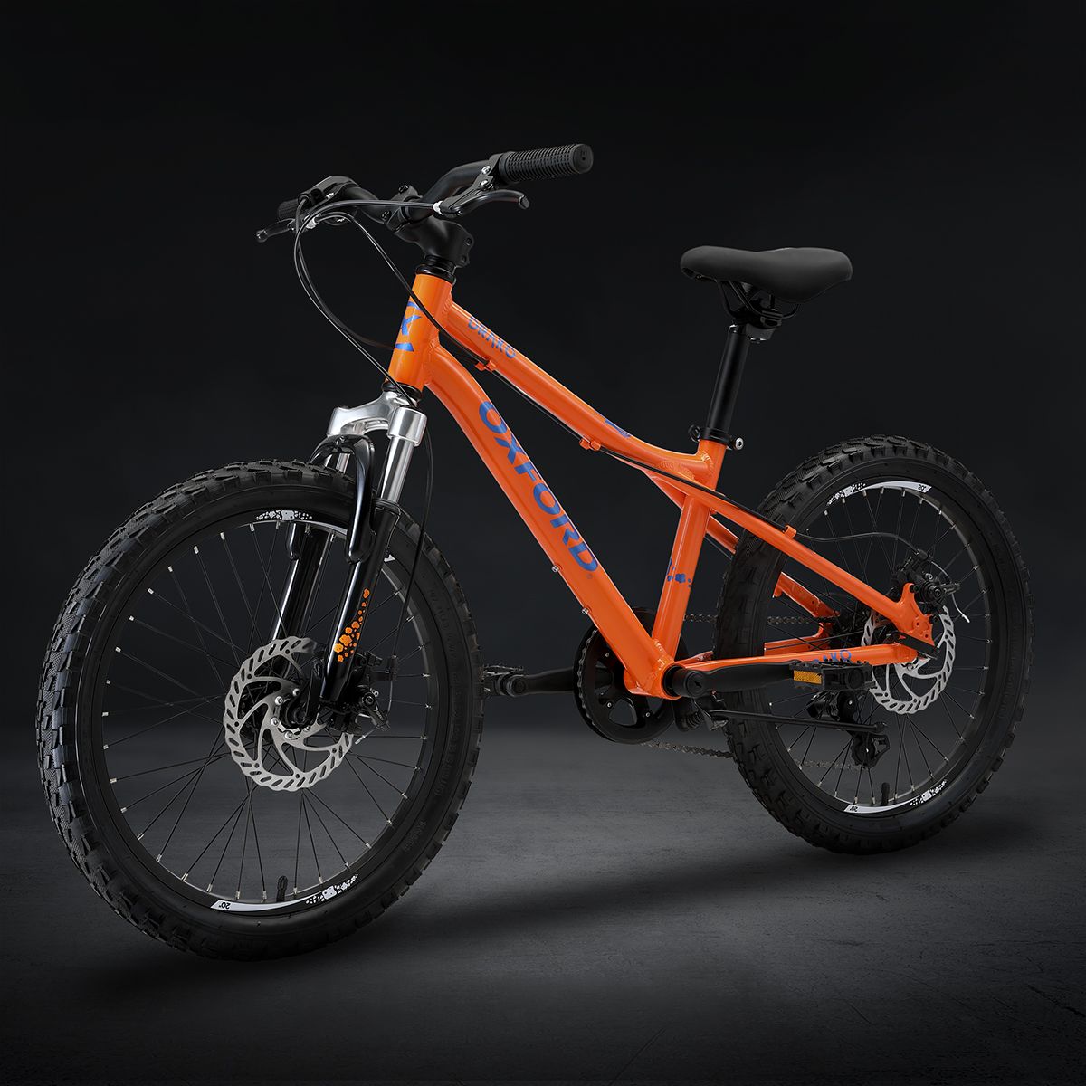 Oxford Bicicleta Infantil Drako Suspensión Aro 20 Naranja/Azul - Rideshop