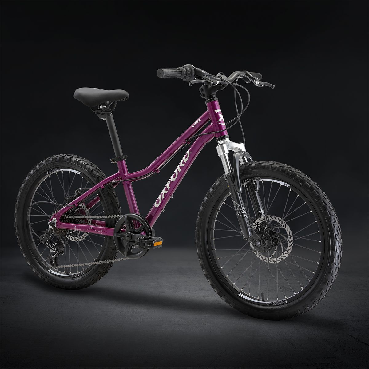 Oxford Bicicleta Infantil Luna Suspensión Aro 20 Morado - Rideshop