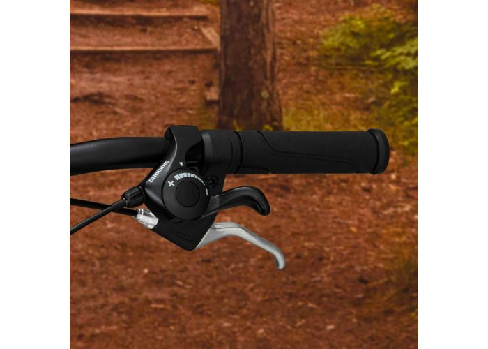 Oxford Bicicleta Emerald Mujer 18V Negro/Fucsia - Rideshop