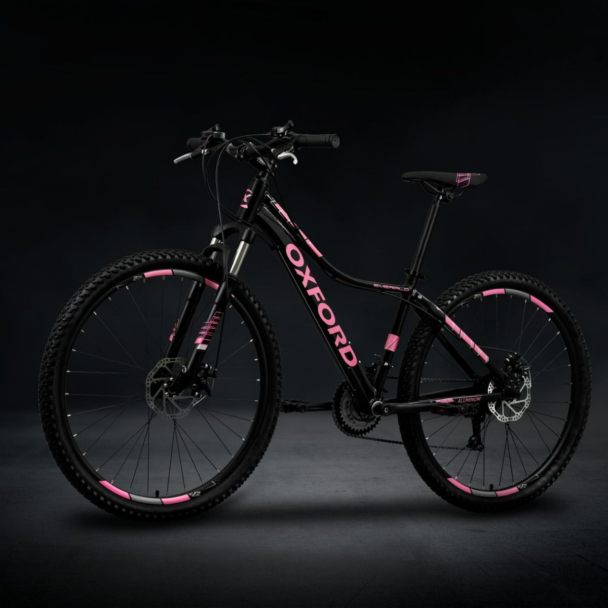 Oxford Bicicleta Aro 27.5 Emerald Mujer Negro/Fucsia - Rideshop