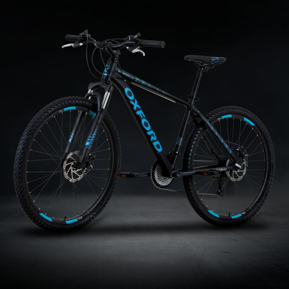 Oxford Bicicleta Aro 27.5 Emerald Negro/Celeste - Rideshop