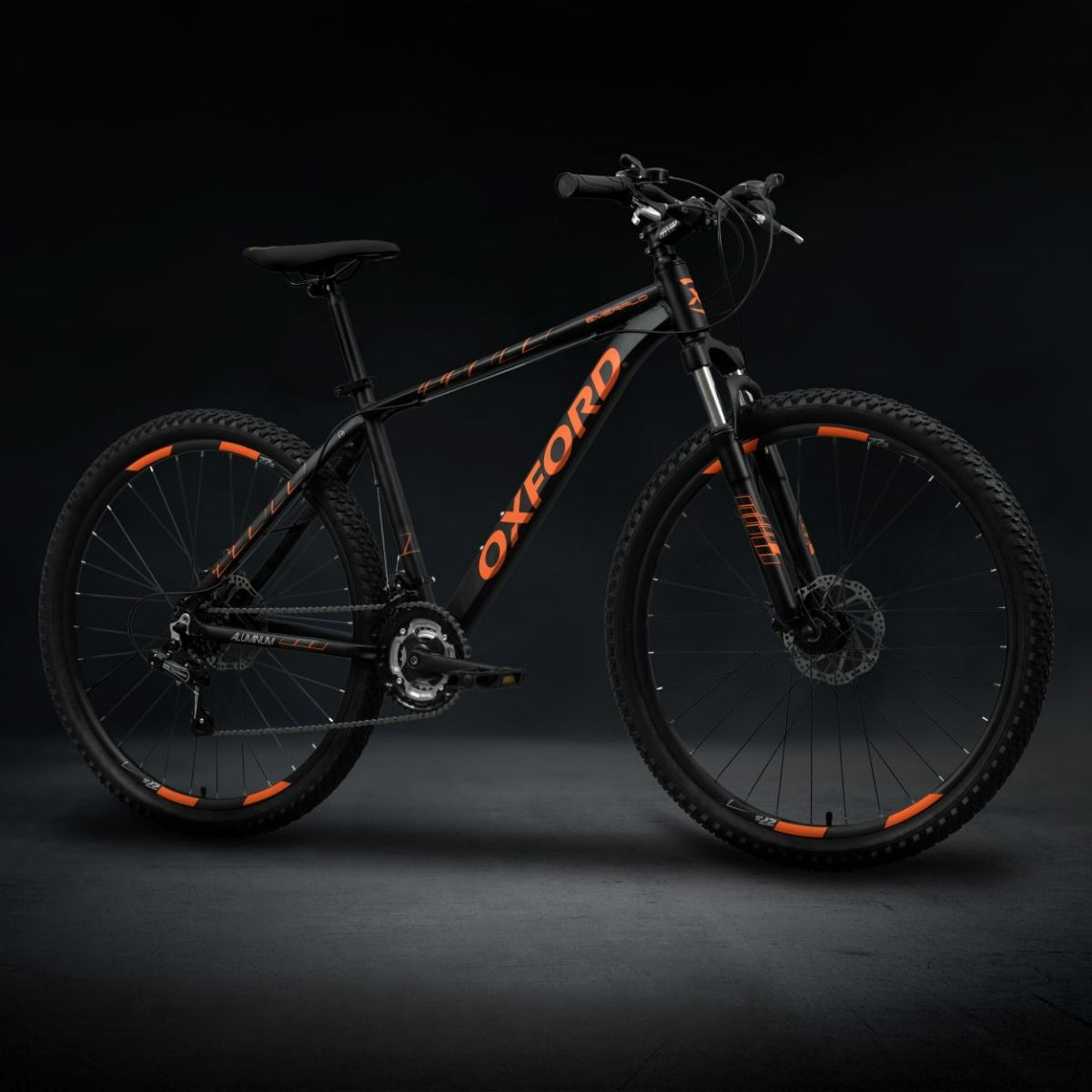 Oxford Bicicleta Aro 27.5 Emerald Negro/Naranja - Rideshop