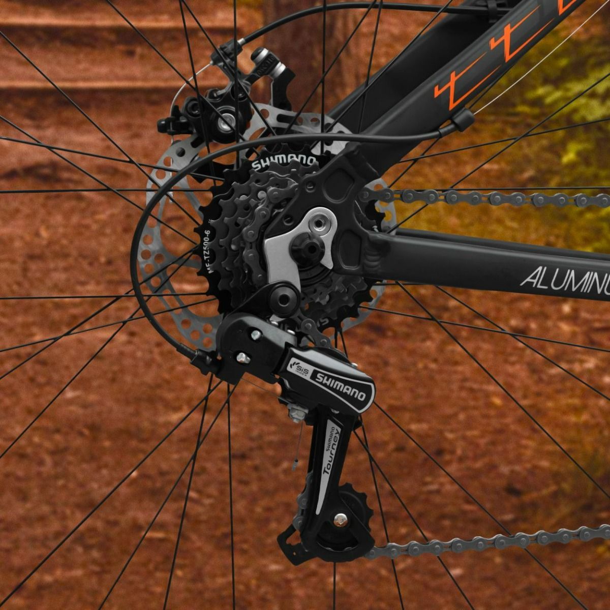 Oxford Bicicleta Aro 27.5 Emerald Negro/Naranja - Rideshop