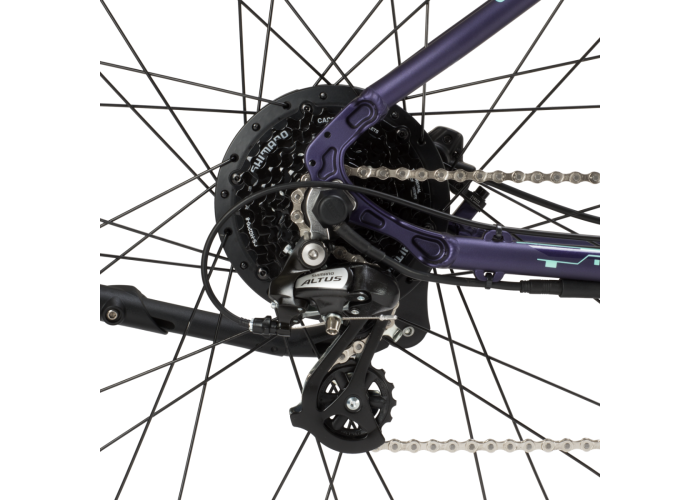 Oxford Bicicleta Ezway Mujer Aro 27.5 Morado Verde 2022 - Rideshop