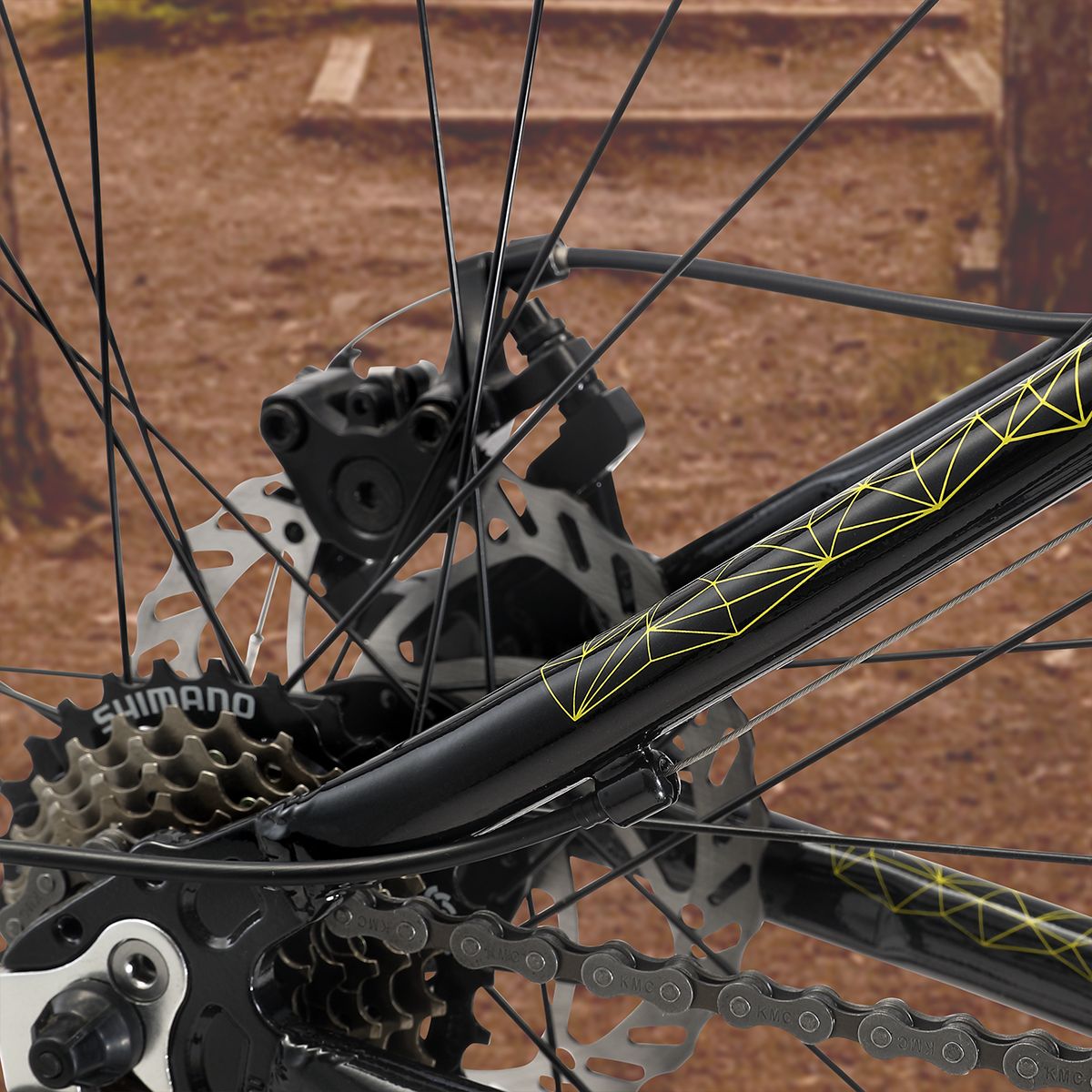 Oxford Bicicleta Aro 27.5 Merak 1 Negra - Rideshop