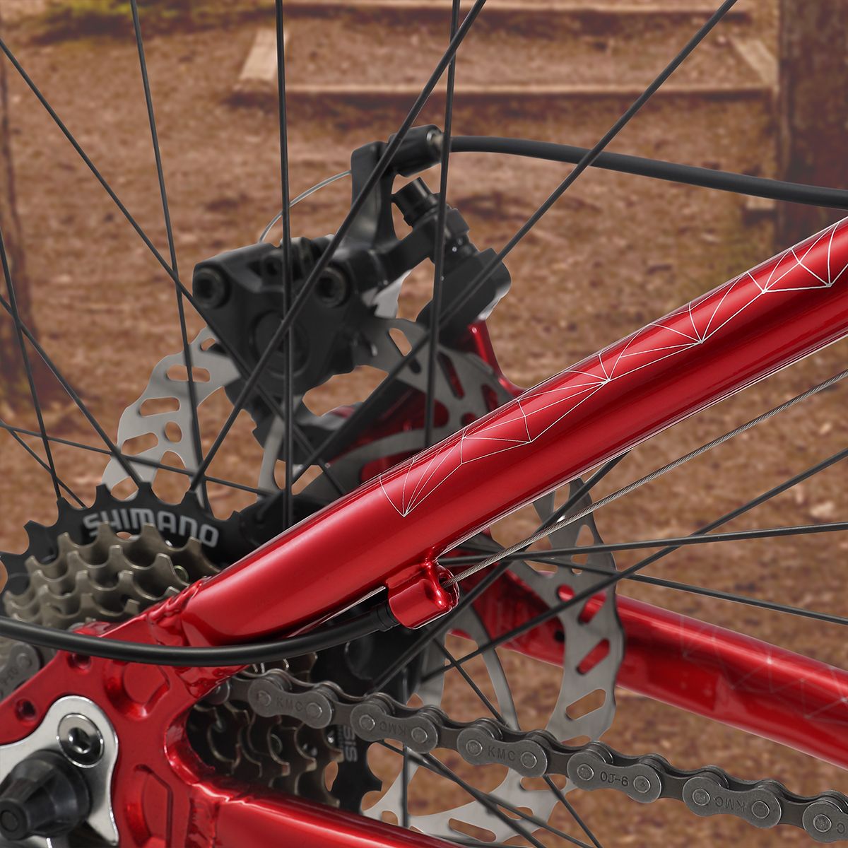 Oxford Bicicleta Aro 27.5 Merak 1 Roja - Rideshop