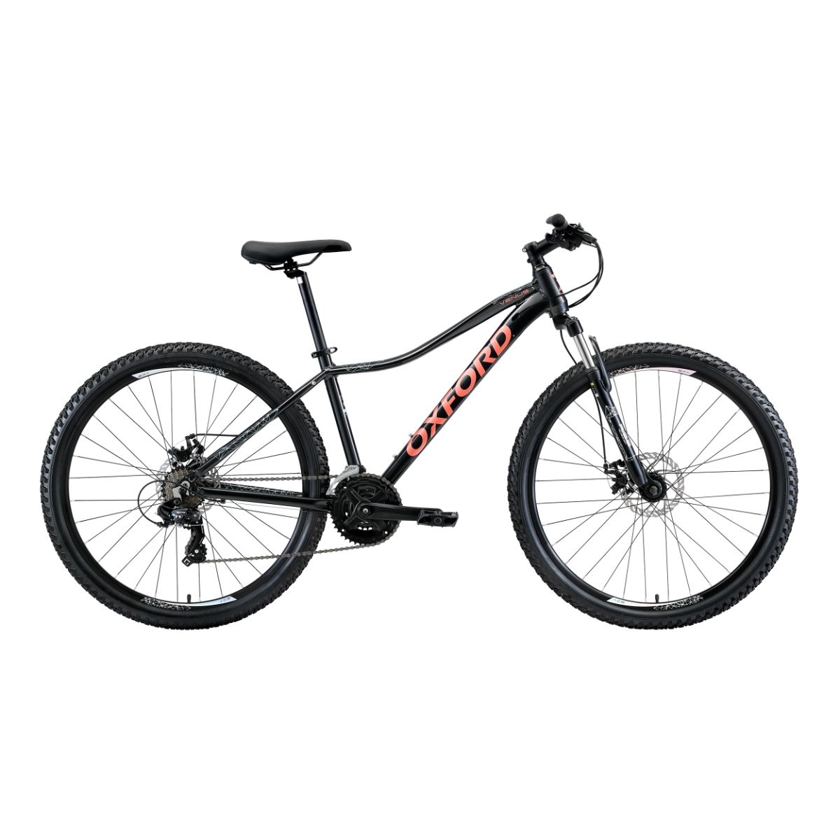Oxford 23 27.5 Venus 1 21V Negro/Coral - Rideshop
