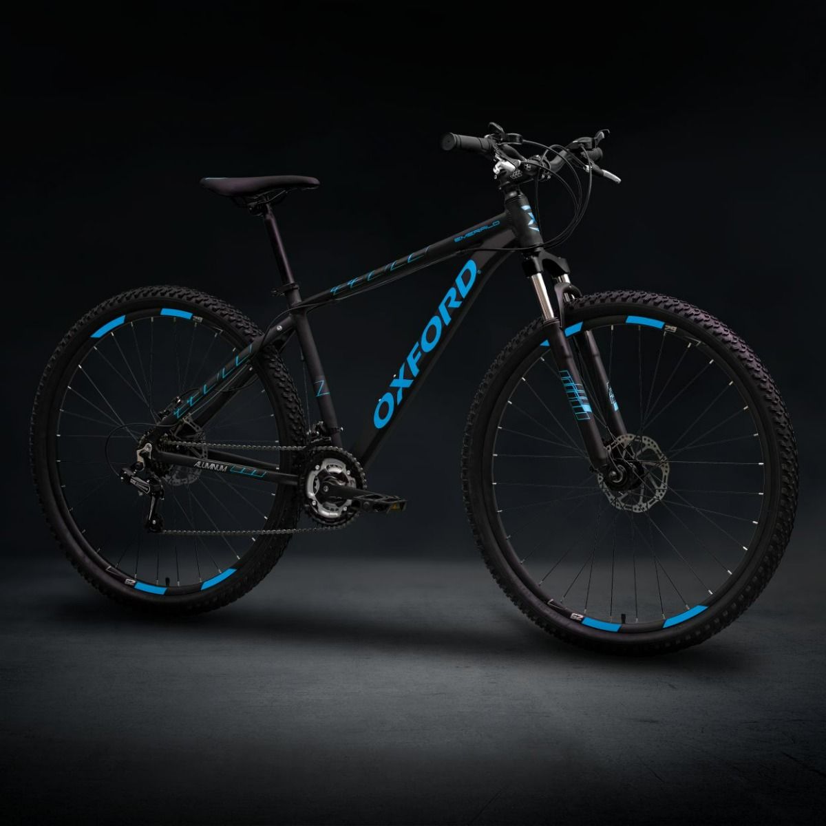 Oxford Bicicleta Aro 29 Emerald 2022 Negro/Celeste - Rideshop